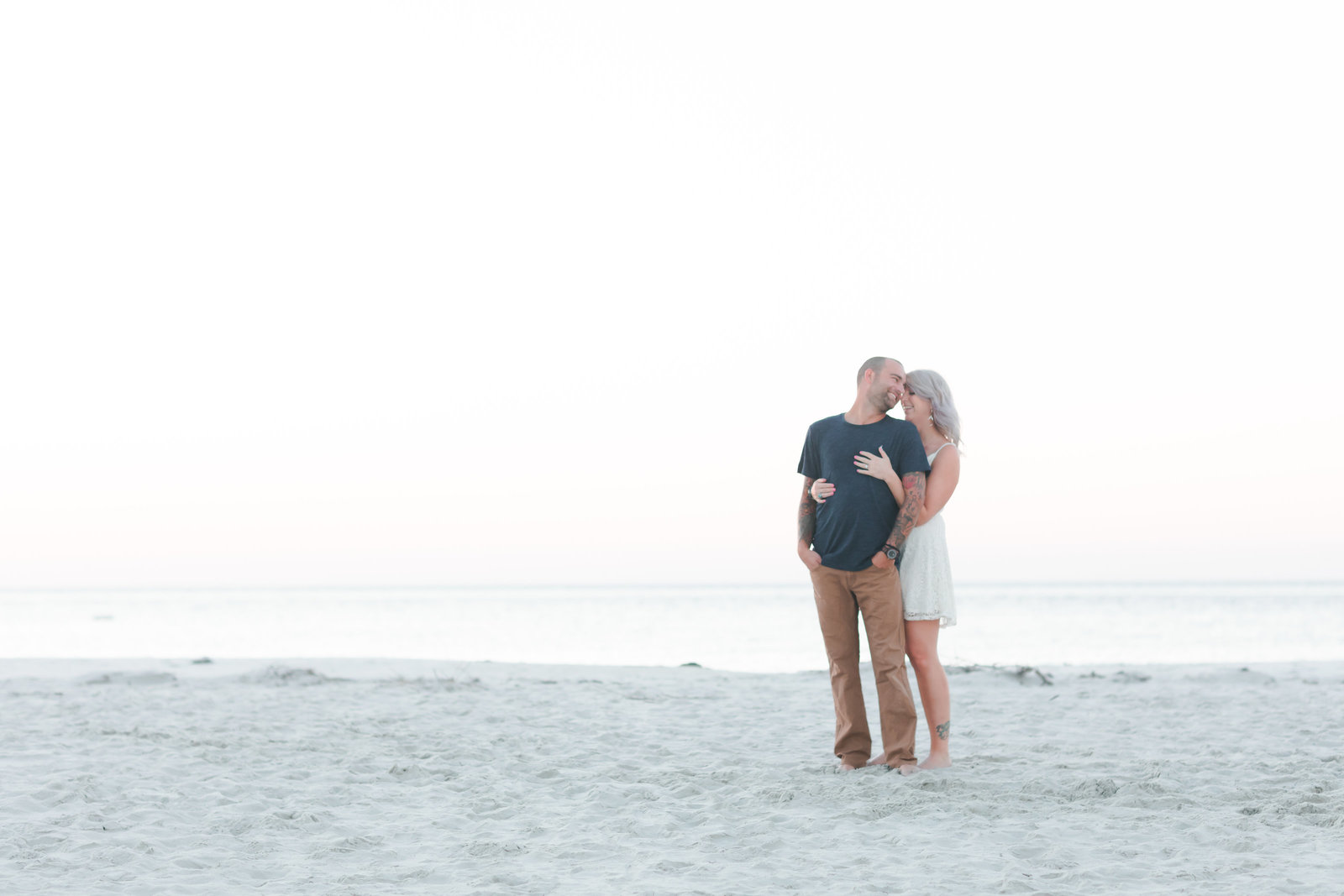 Cape Charles Sunset Engagement Session by Elizabeth Friske Photography-14