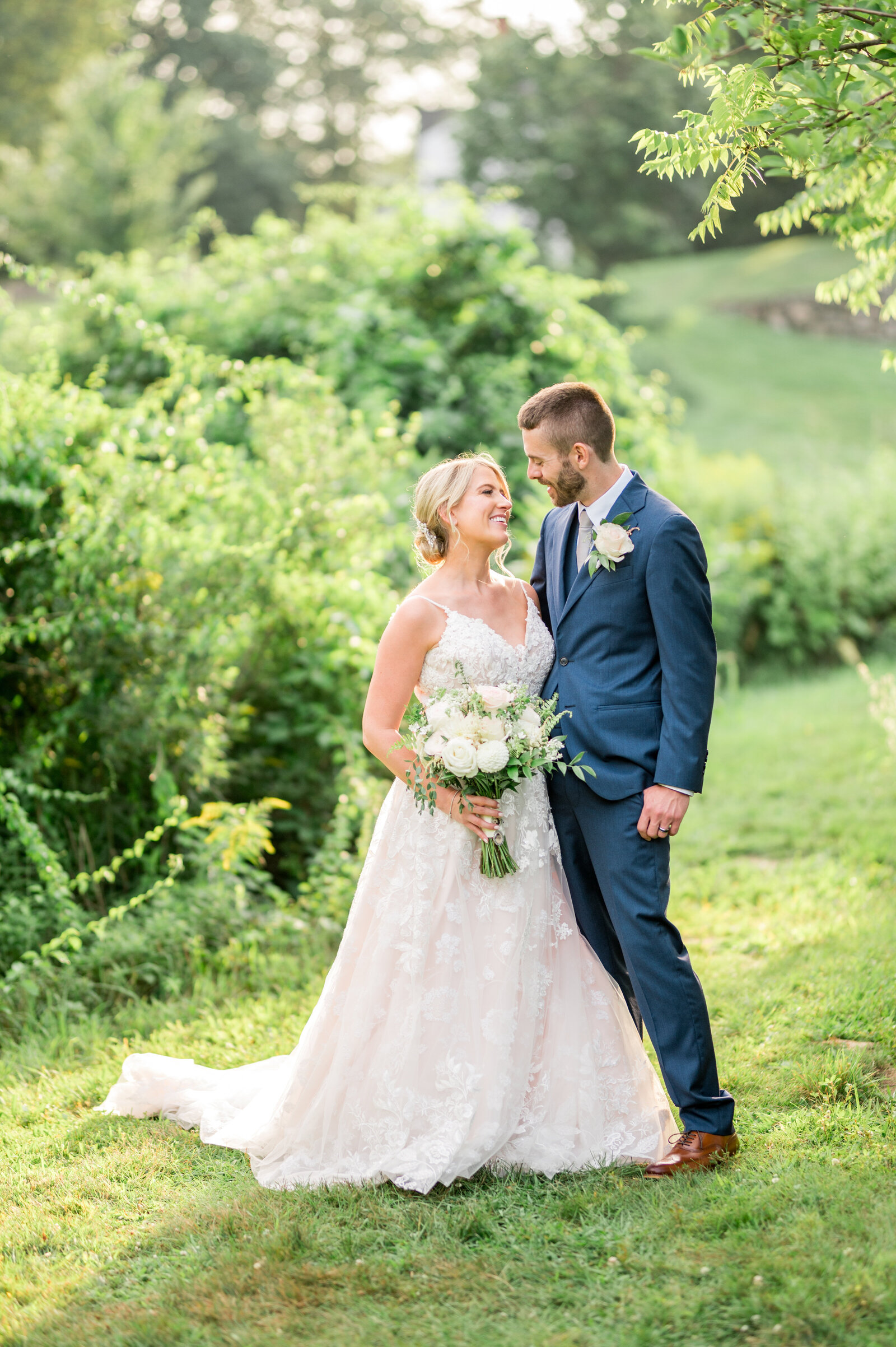 Grassy Spring Wedding Photos
