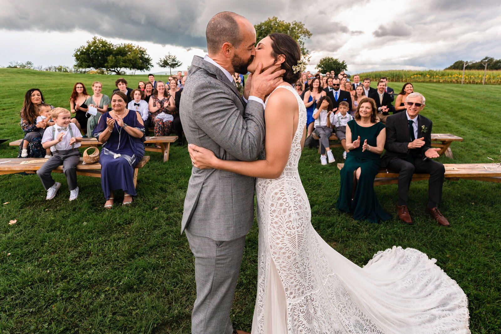 bride-groom-first-kiss