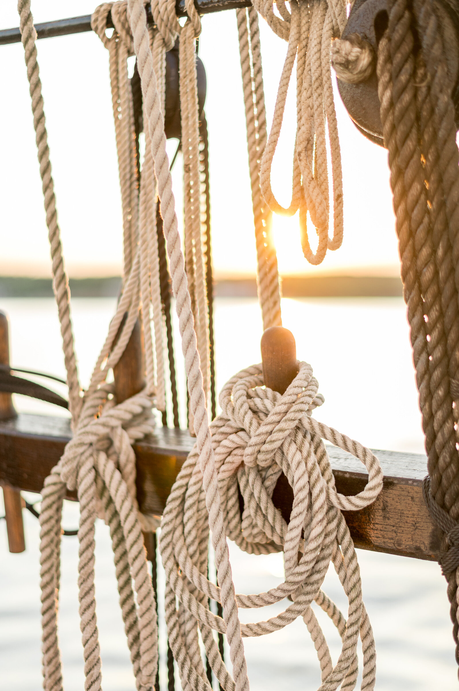 Sunset from a schooner
