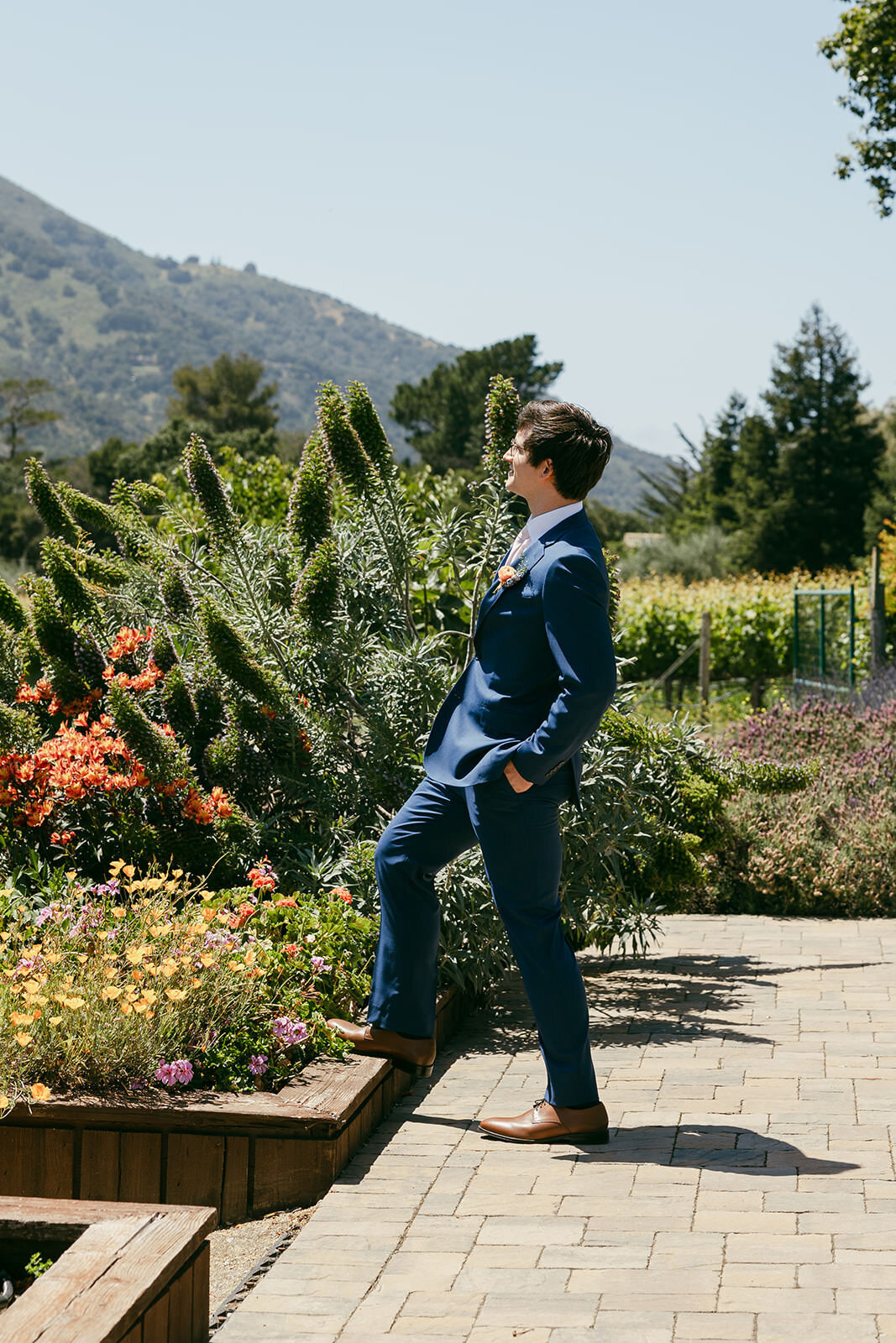 Colorful Bernardus Spring Wedding16