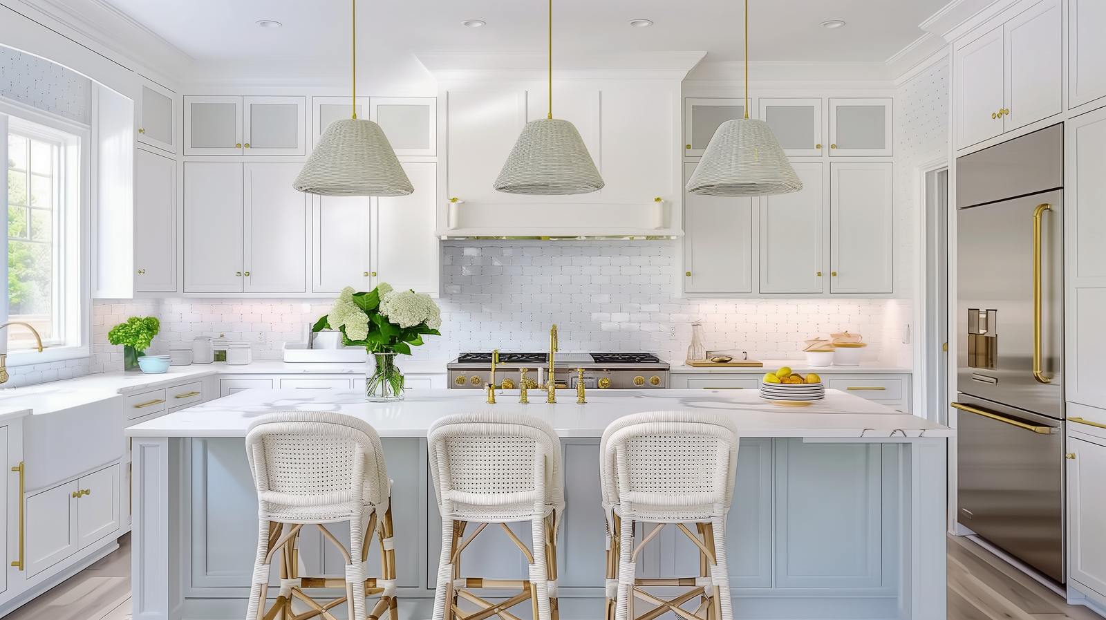 Traditional coastal kitchen design in Cape Charles Virginia