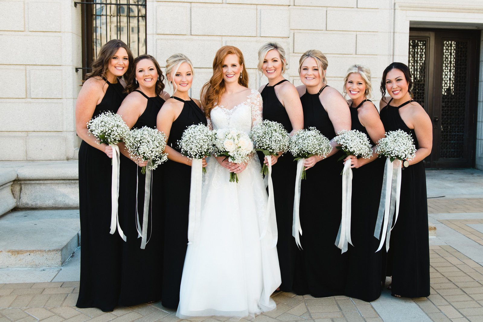 bridal party photos