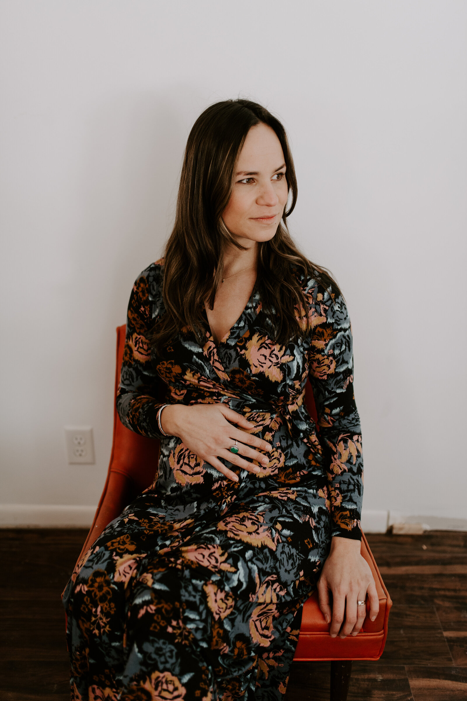 Indianapolis In Home Modern Maternity Session - Pelsue-20