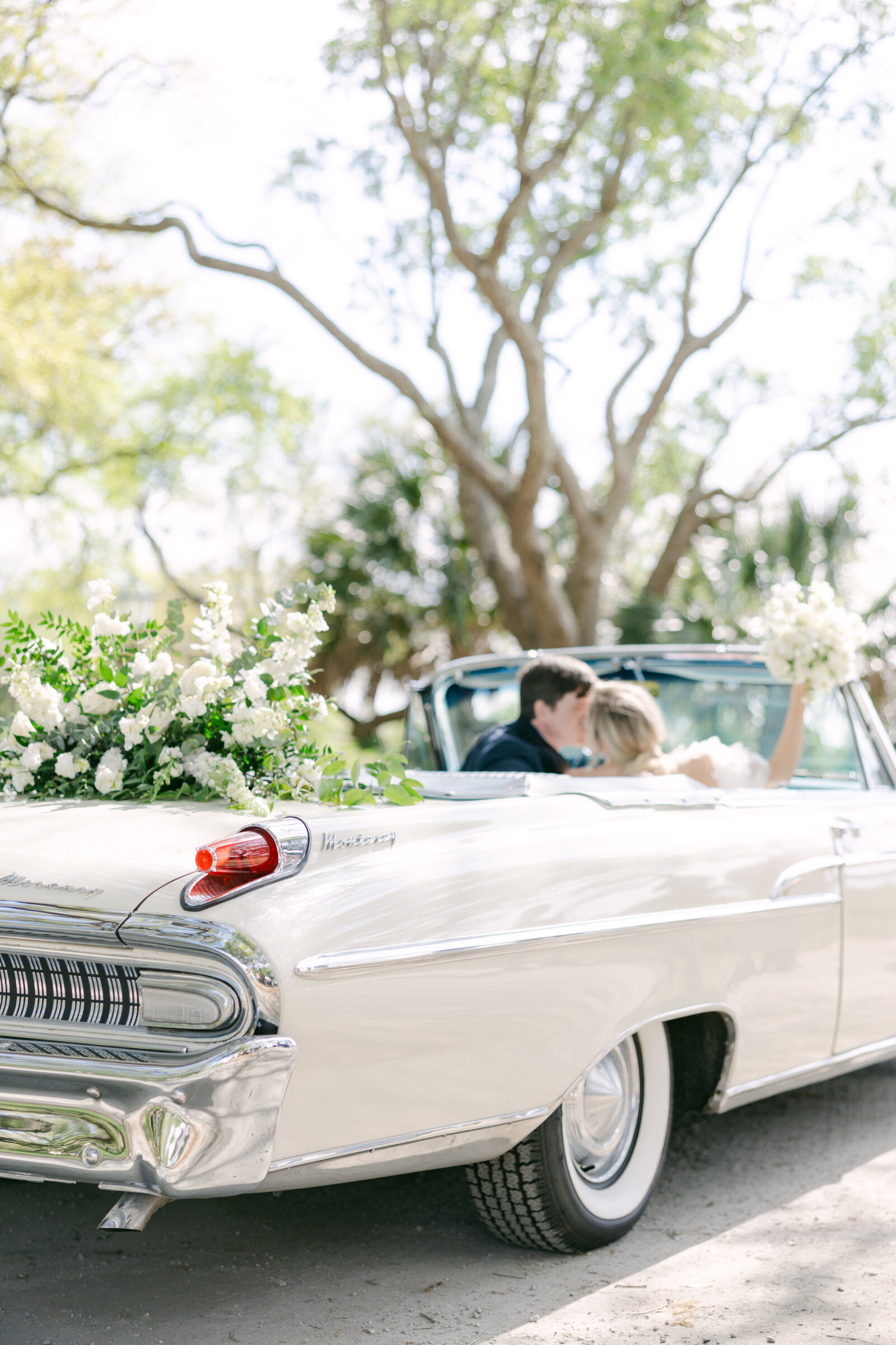 elegant-wedding-exit-classic-car-lowndes-grove