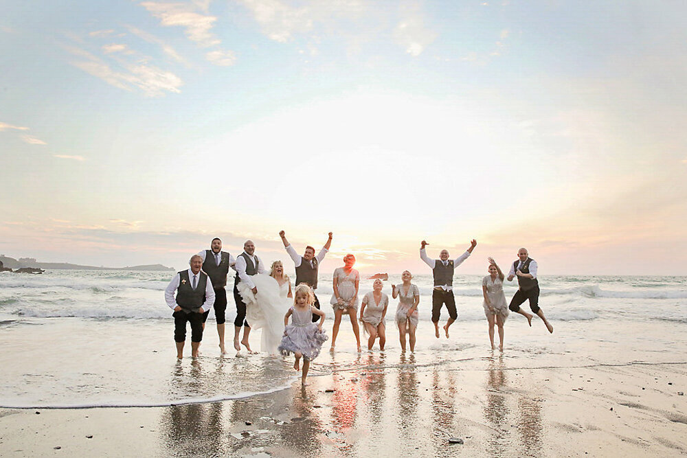 Lusty-Glaze-Beach-wedding-venue-sunset