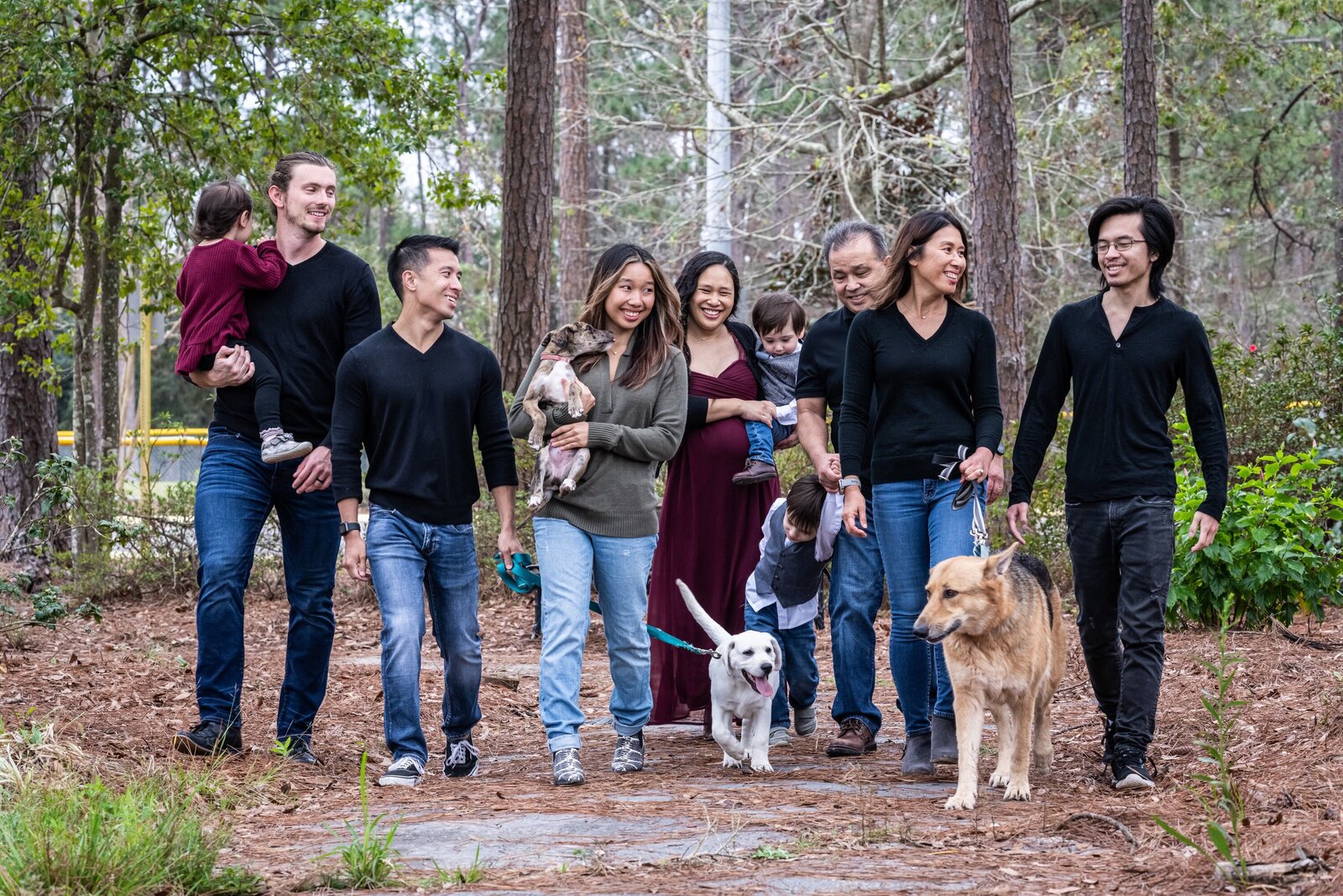 Family portrait in Slidell Louisiana