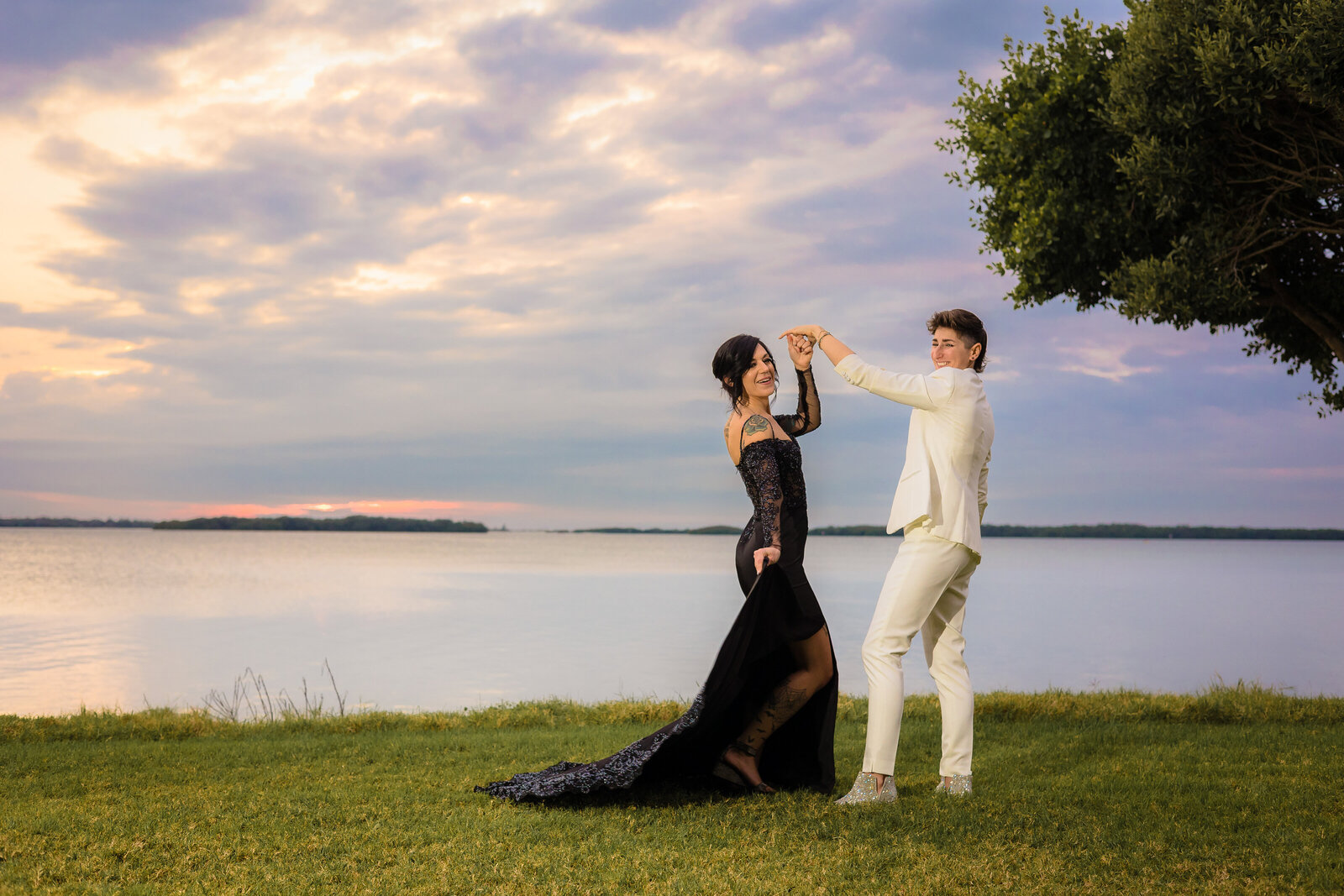 Annie + Tiff 1.21.23 Tampa Bay Watch Wedding - alt Photography - -327