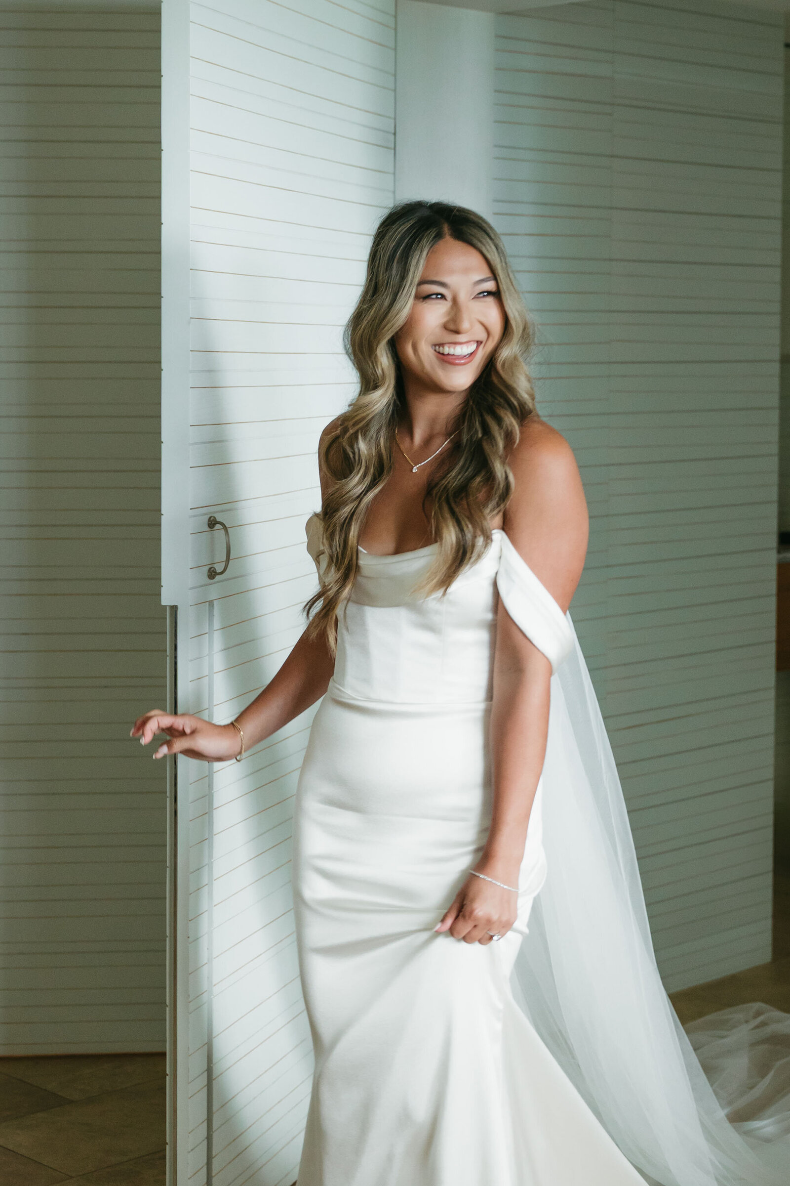 Kayli & Robbie first look at Andaz Maui Wailea wedding