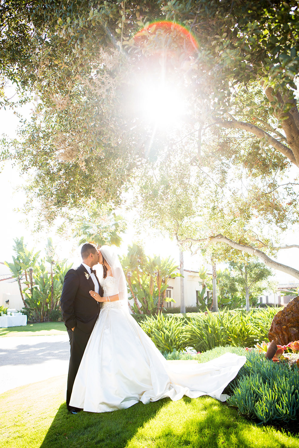 bride and groom at the crosby club beautiful light