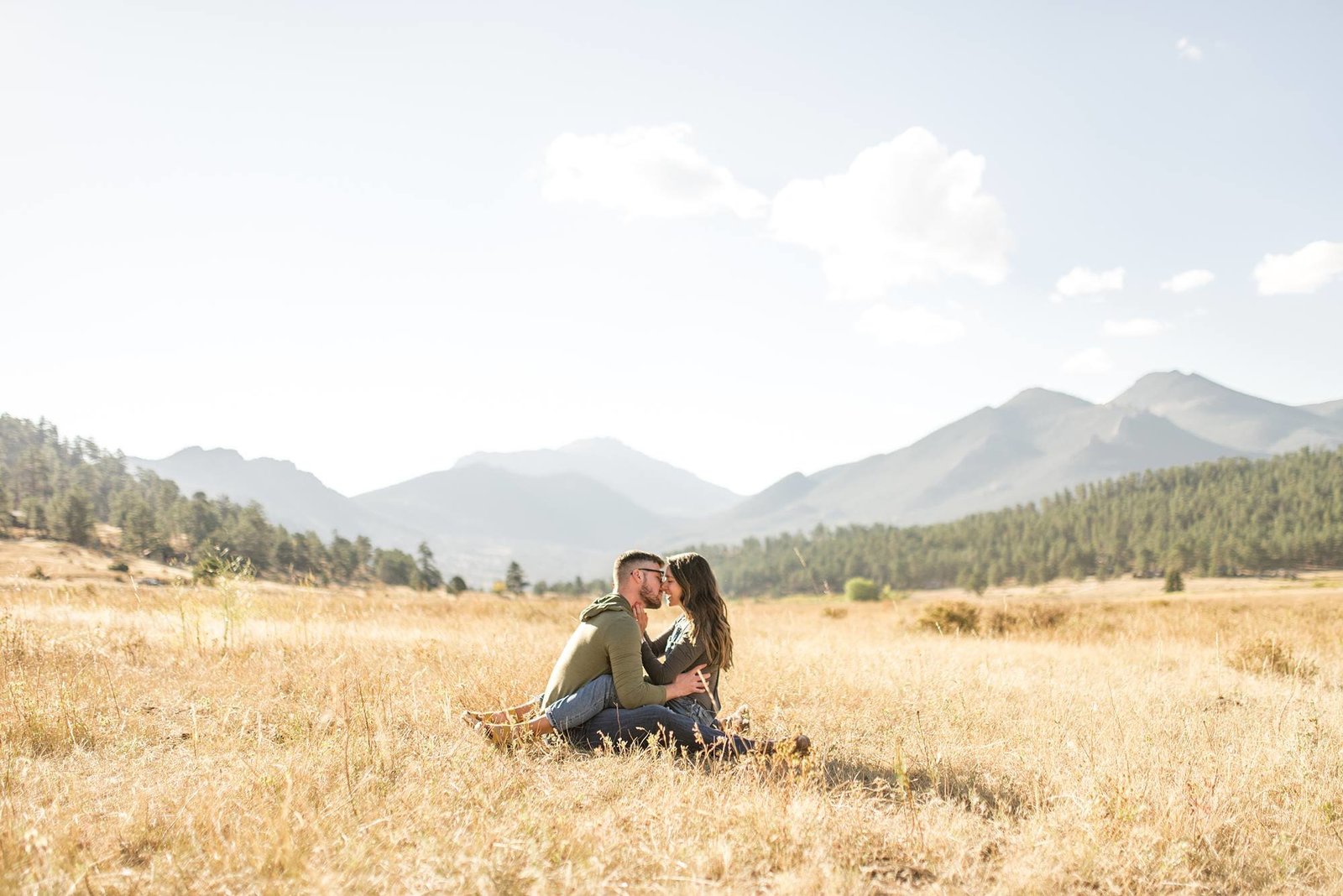 estes park engagement portraits