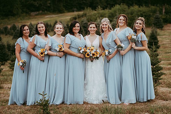 Connecticut-tree-farm-wedding-photographer-sunflowers-blue-wedding-photography-luxury (37)