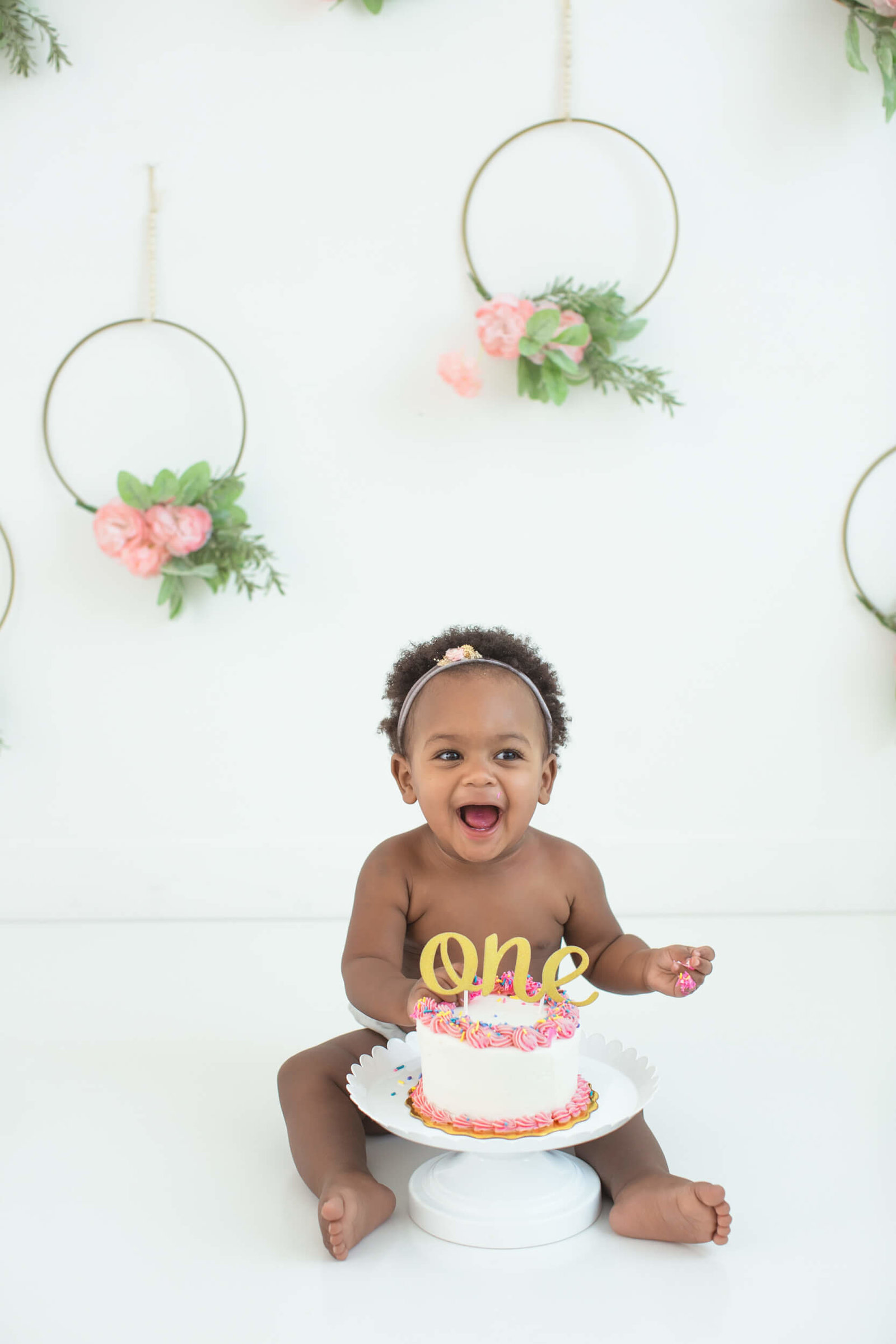 one year old birthday photo session