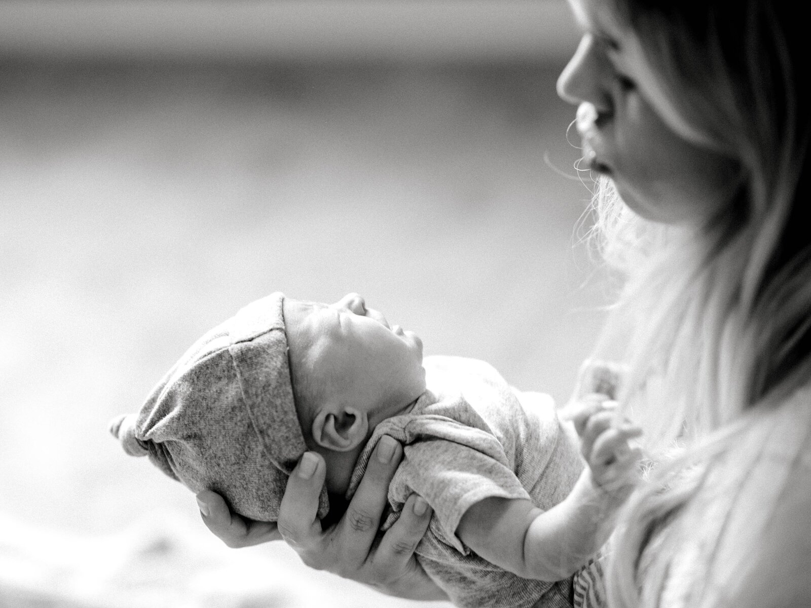 Newborn in home session