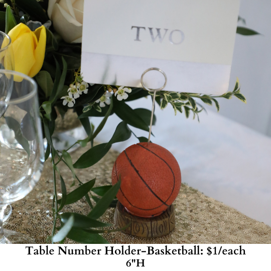 Table Number Holder-Basketball-142