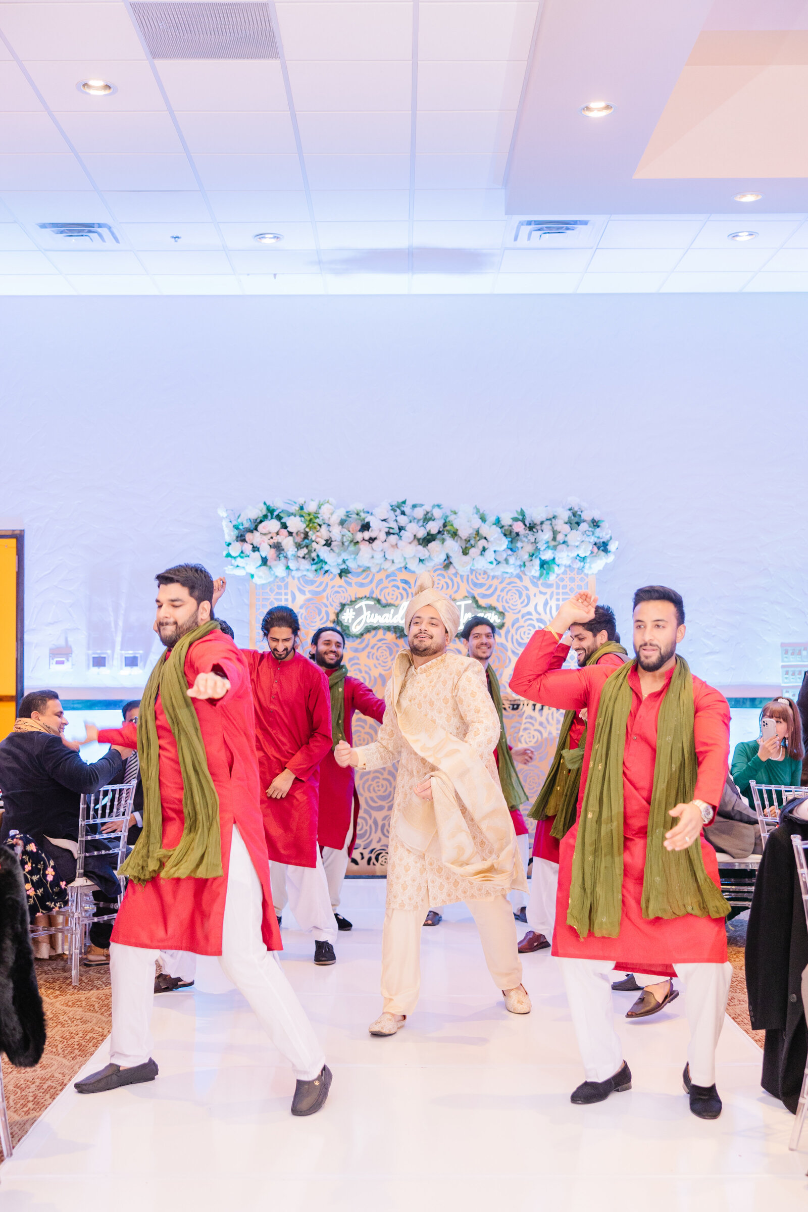 Grand-entrance-groom-desi-wedding-dallas