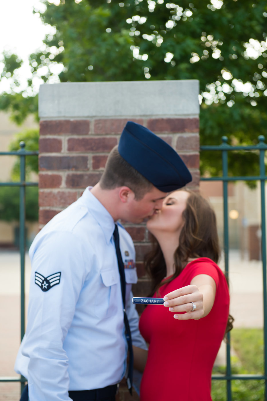 Denton Military Engagement Photo by Brittany Barclay Photogrpahy