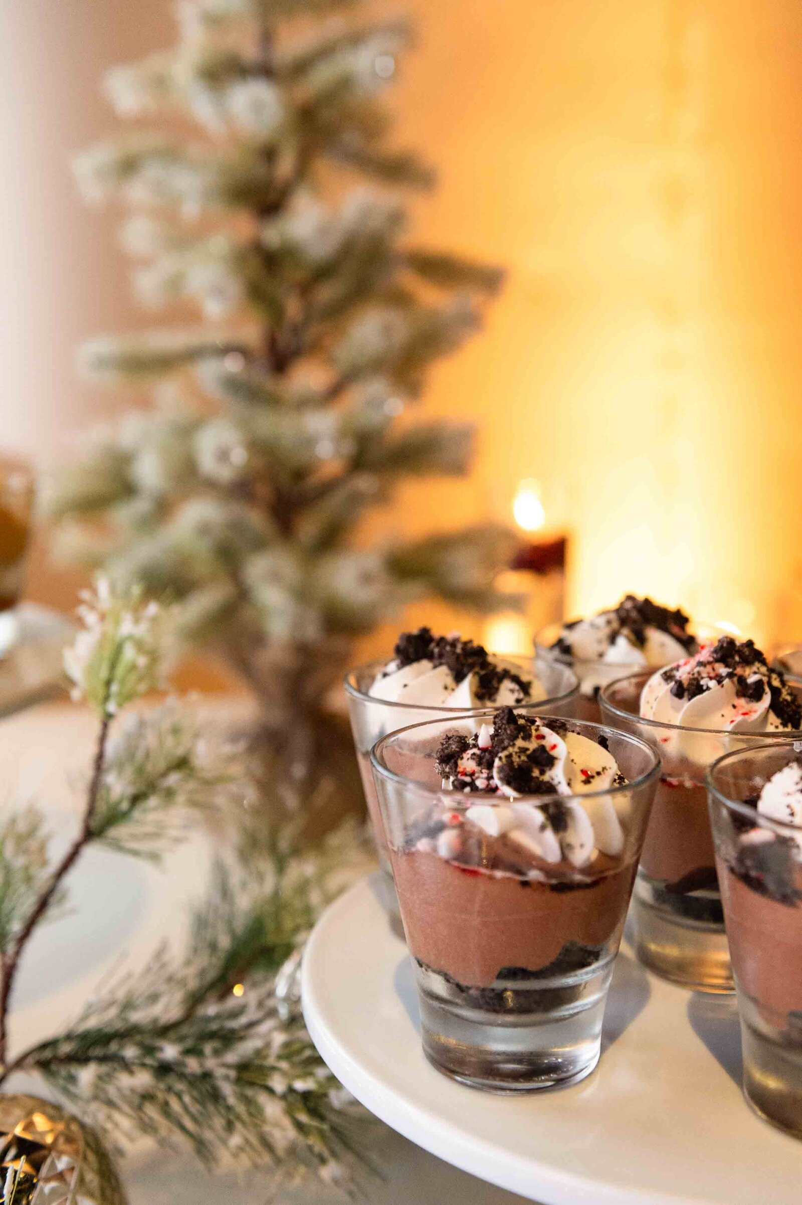 Holiday party food details. -
