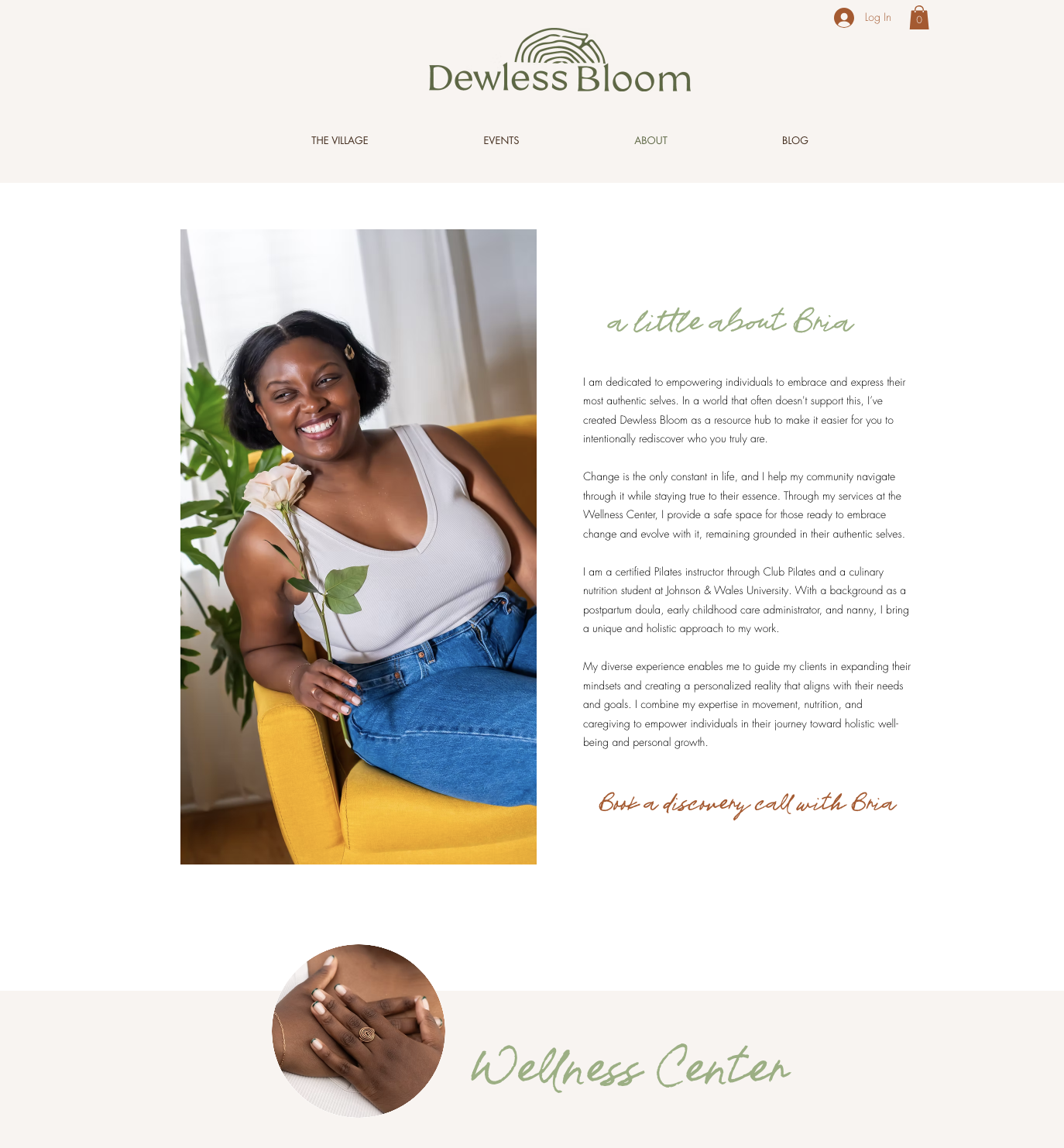 Dewless Bloom website 2024