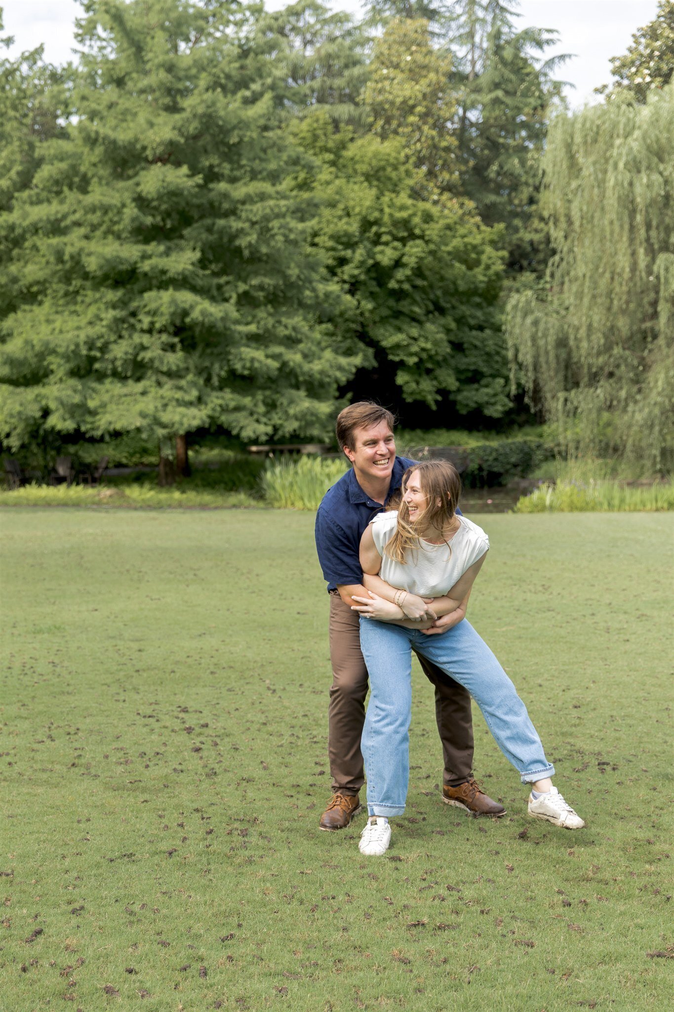 Moments by Hiba Raleigh Lifestyle Photographer Engagement Photos at Duke Gardens-6