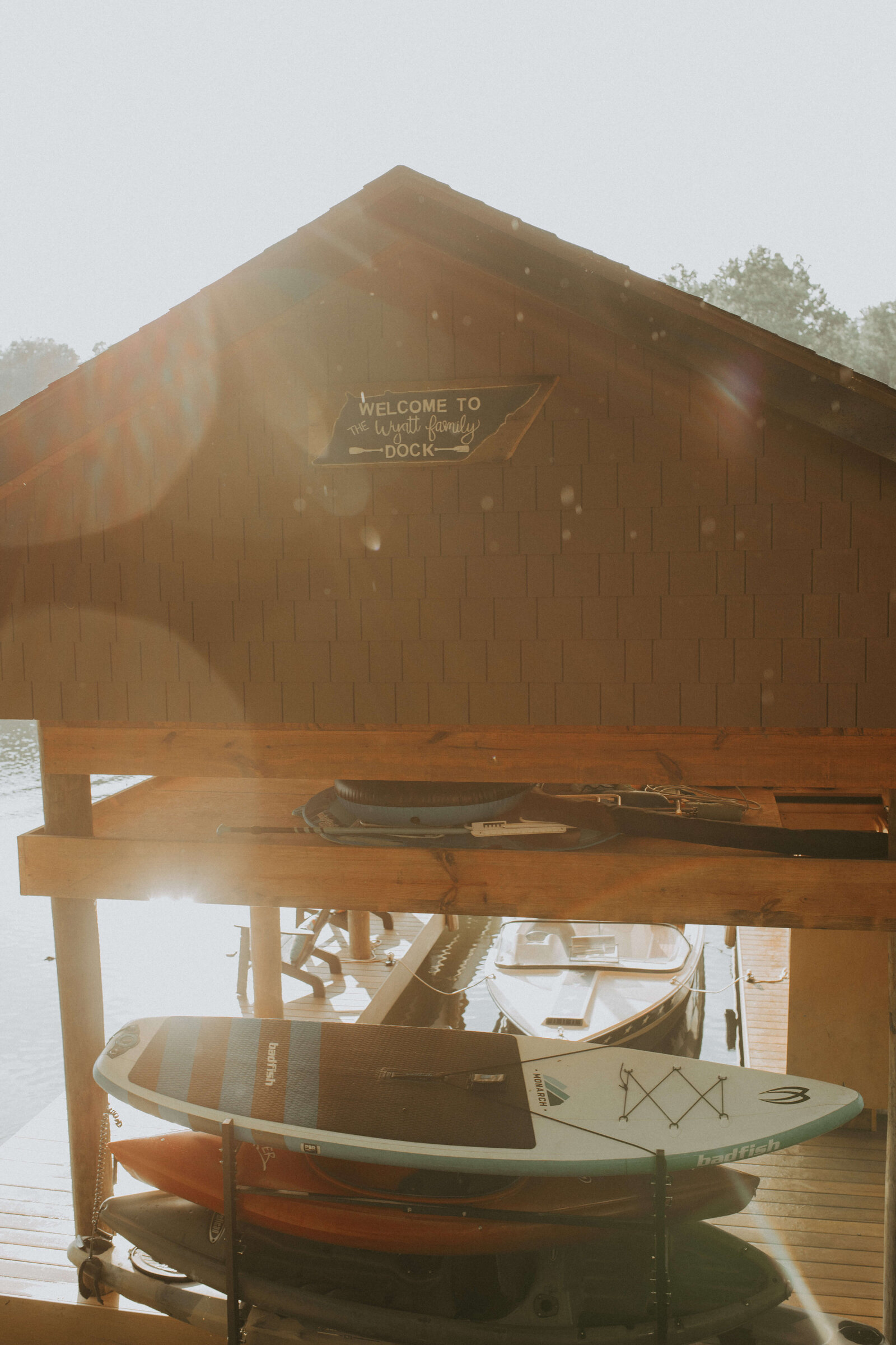 kayaks by Tennessee River