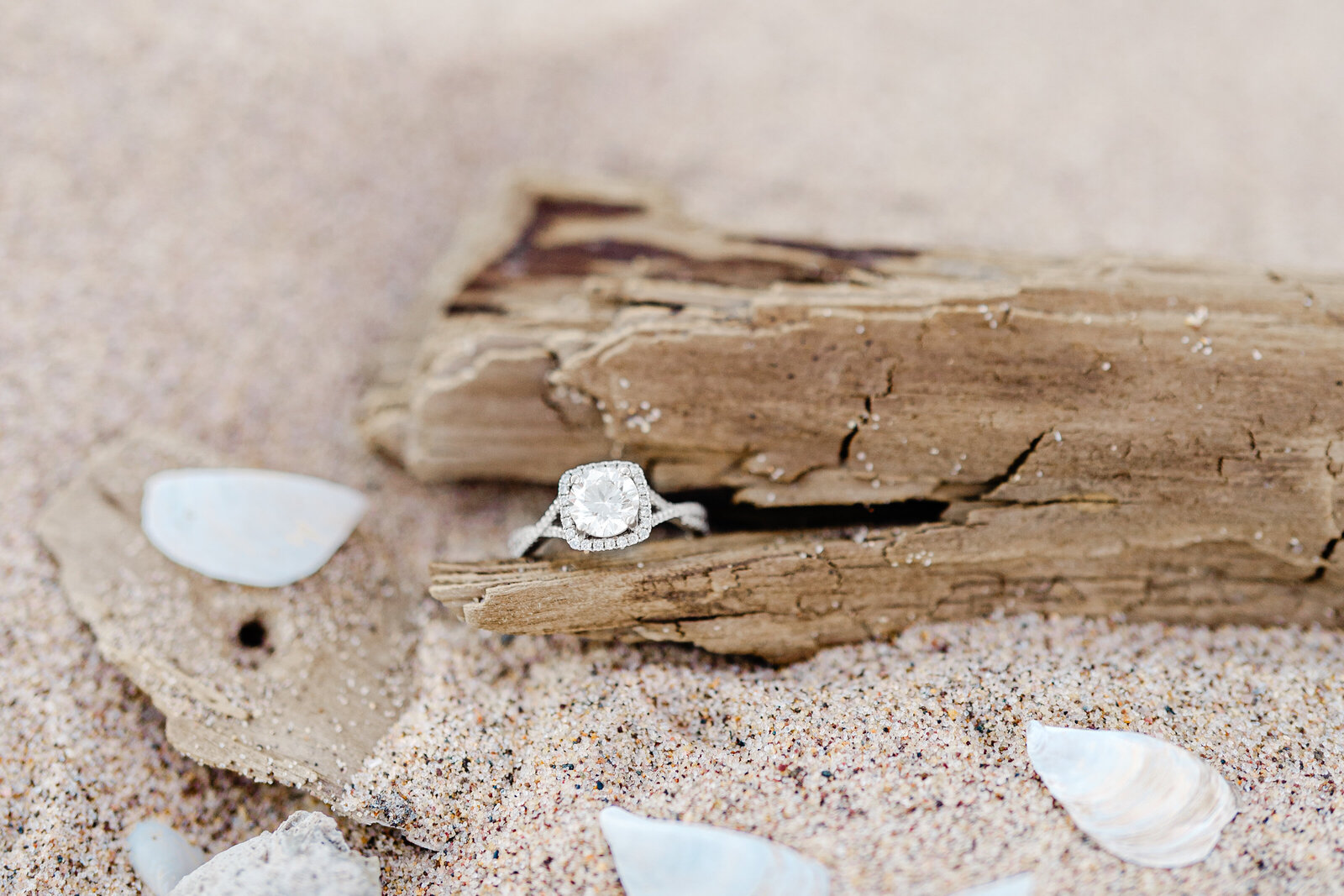 engagement pictures on lake michigan in escanaba