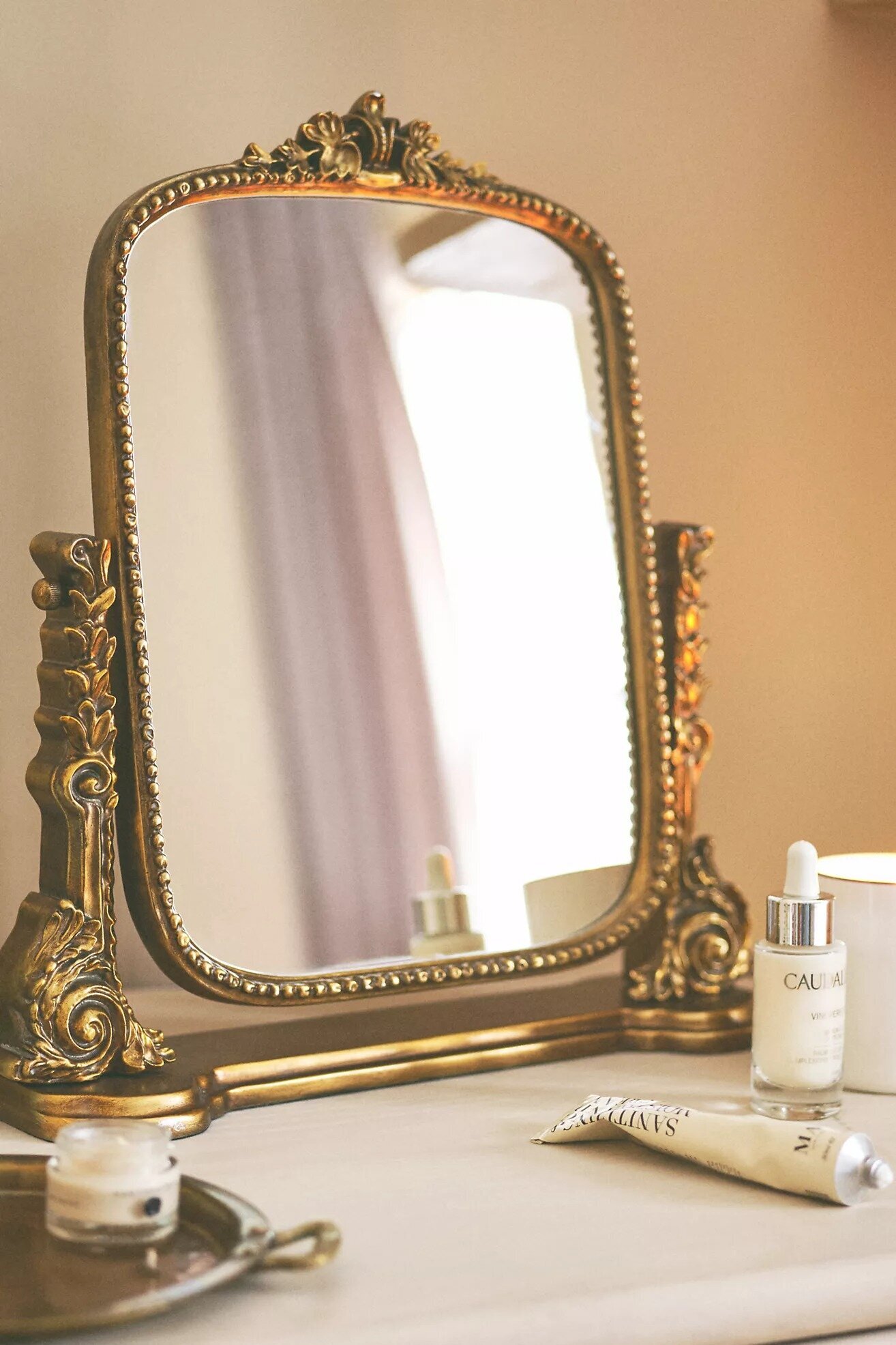 Gleaming Primrose Vanity Mirror