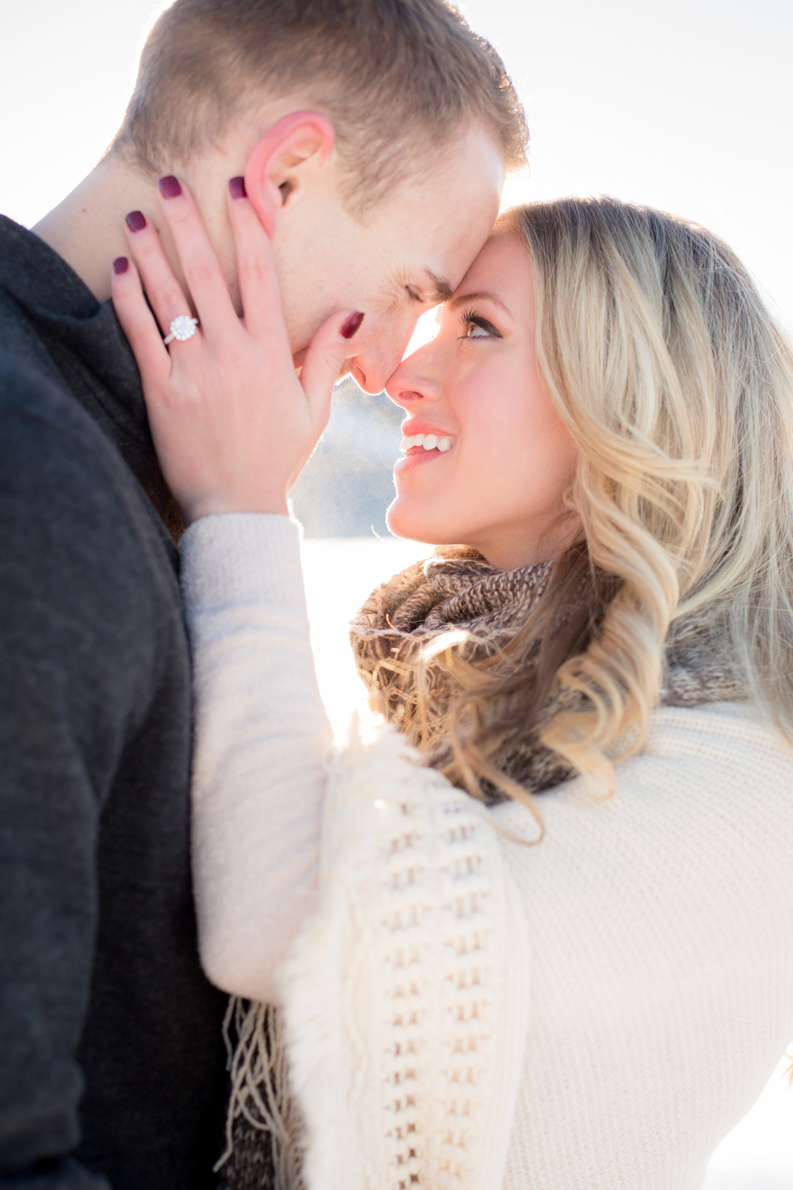 Jackson Hole WY winter engagement session