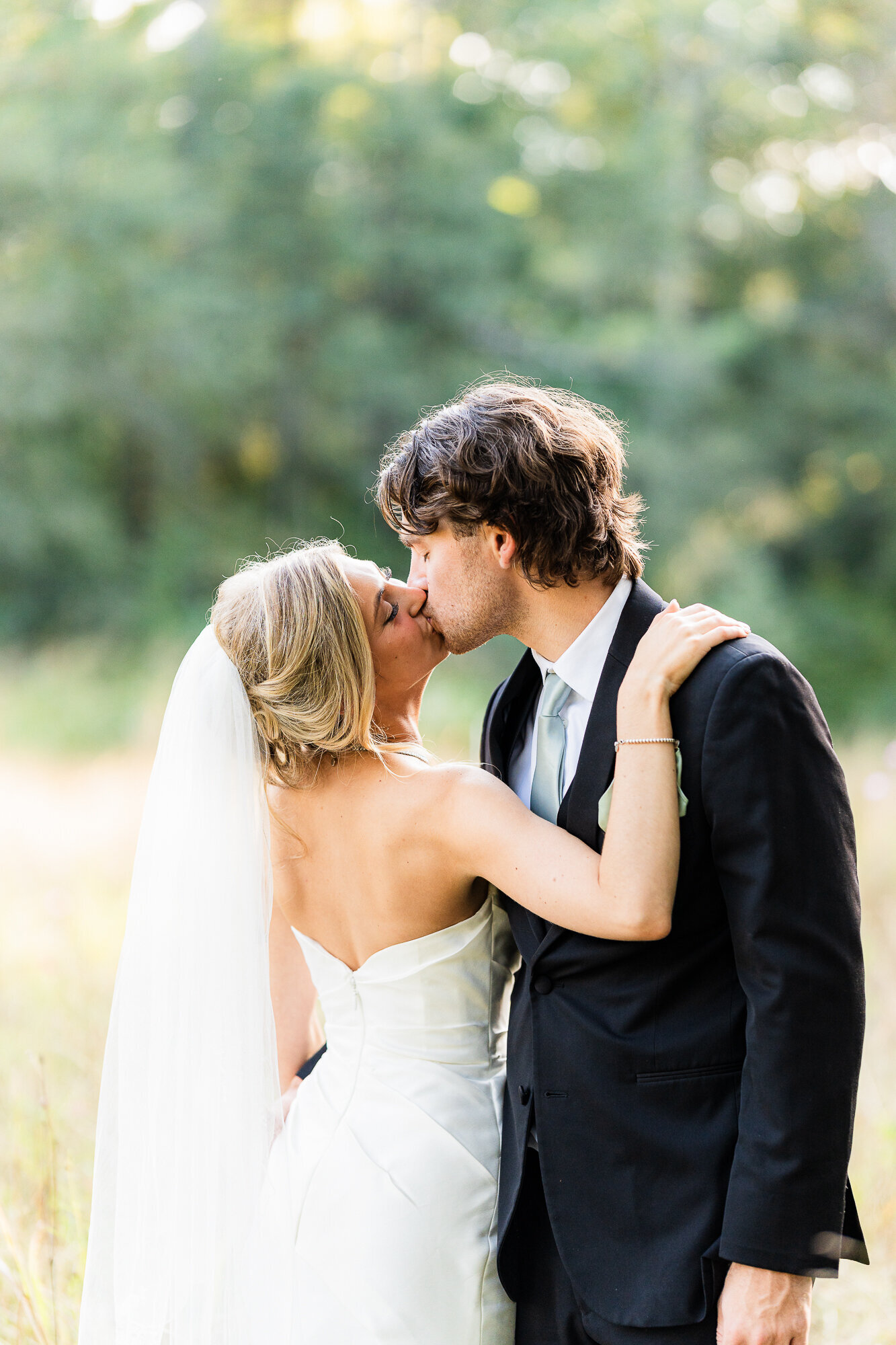 couple portrait during golden hour at The venue at Daisy Hill in South georgia