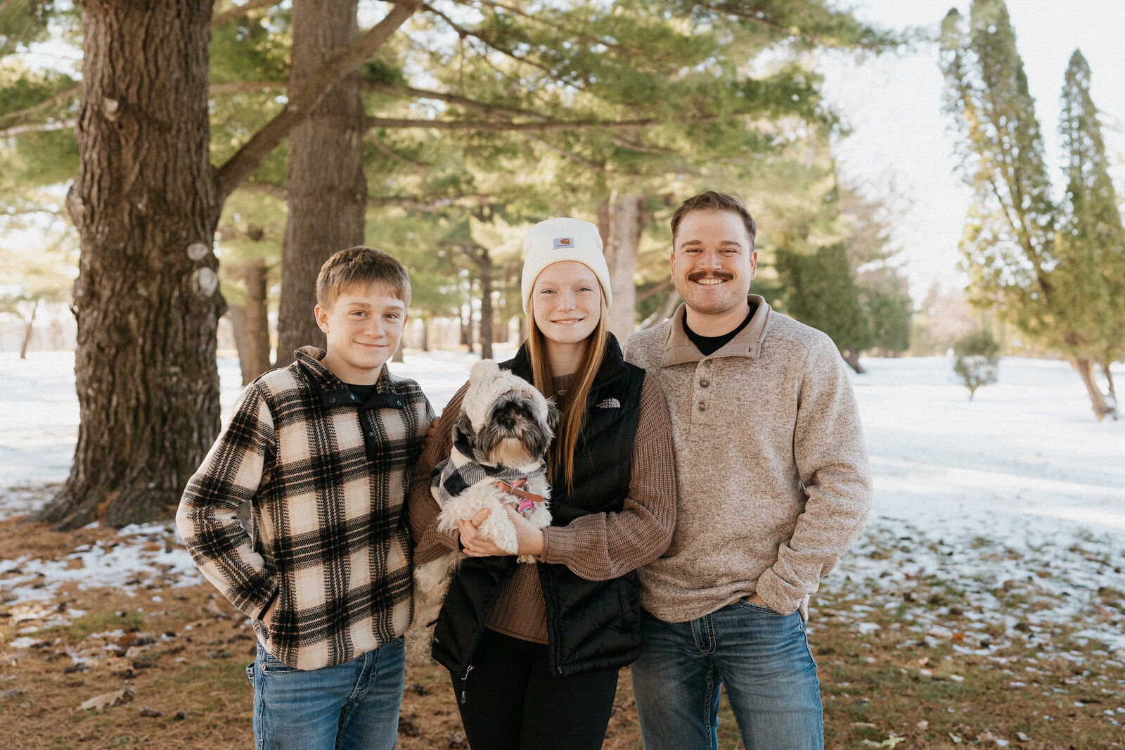 Iowa Family Photos Winter Christmas Card-4