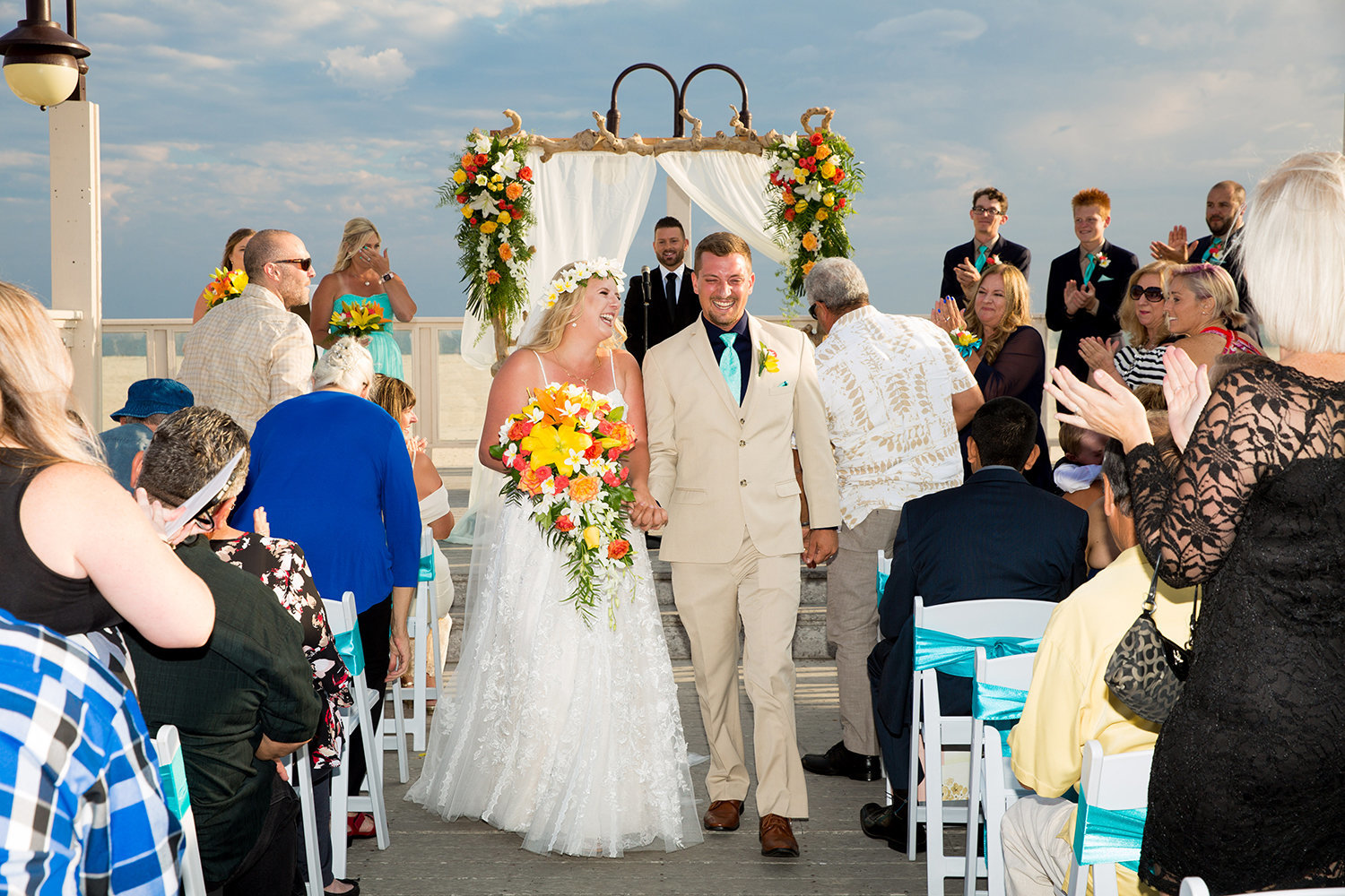 ceremony space at breakers beach