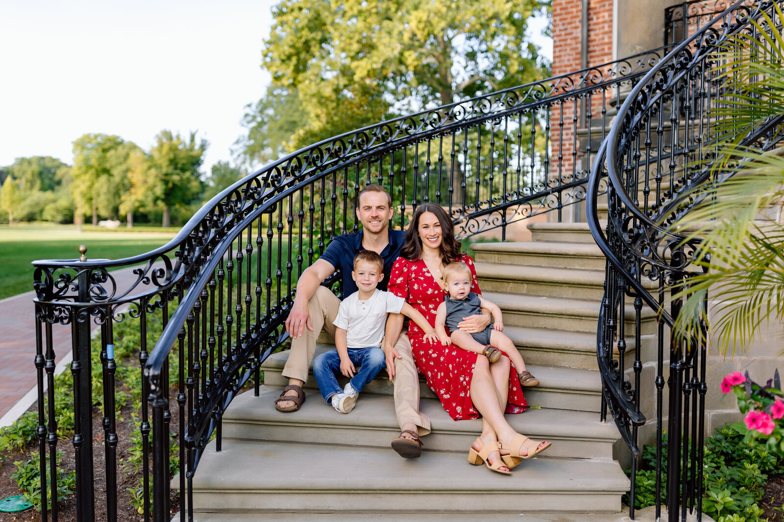 family photoshoot cantigny park