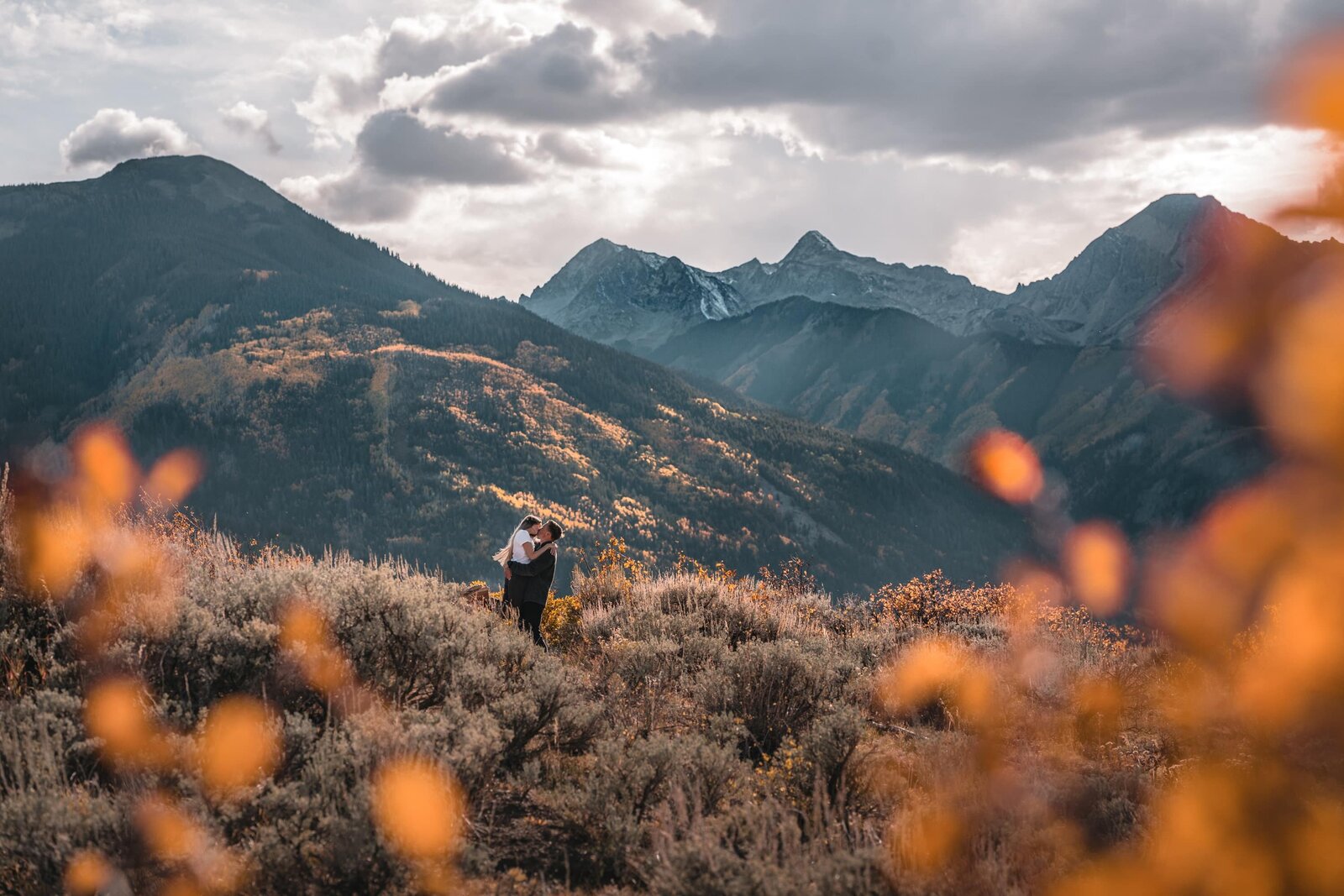 Aspen surprise proposal at Maroon Bells