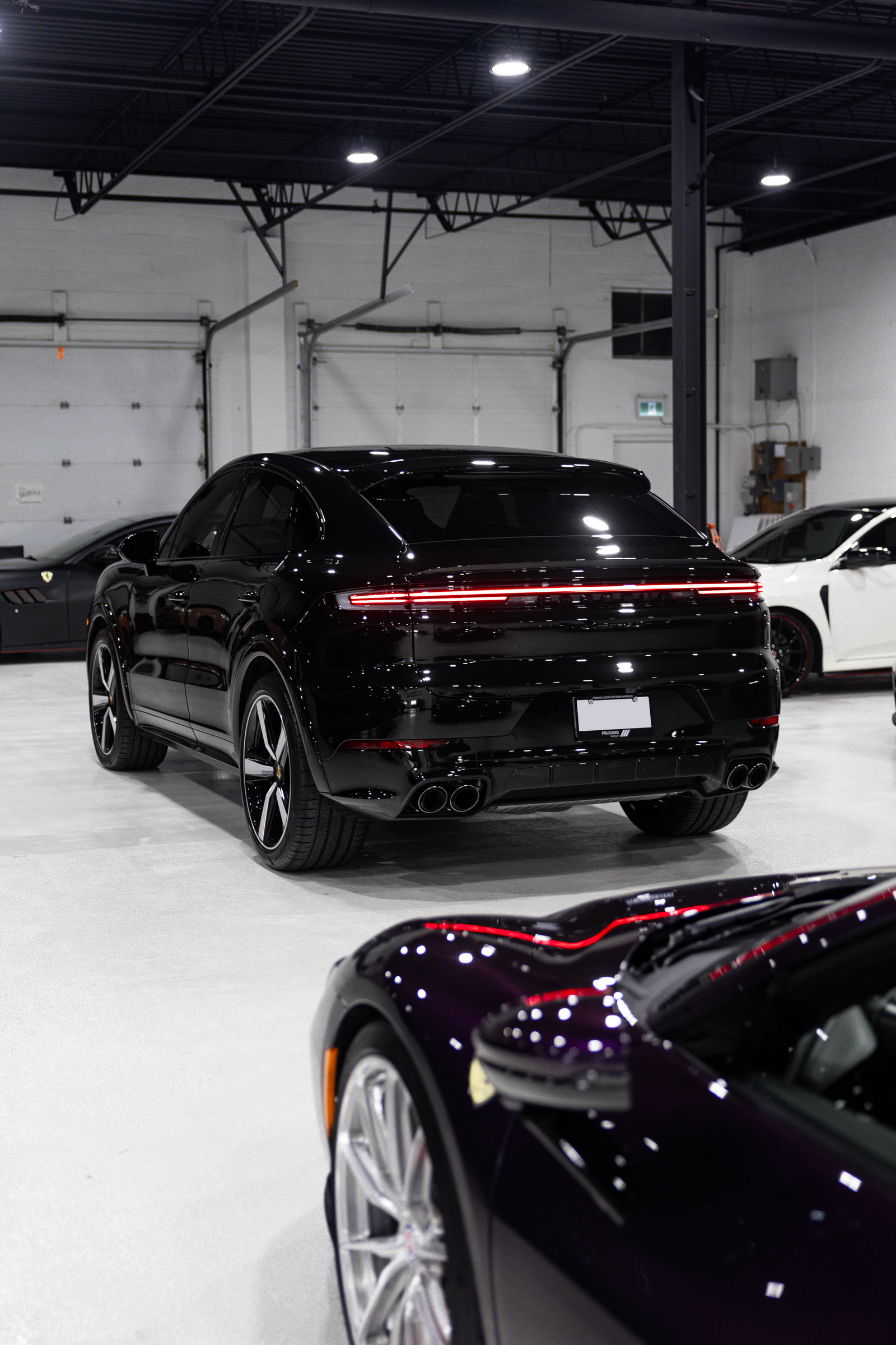 Black Porsche Cayenne Coupe Paint Correction PPF Ceramic Coating Toronto Markham Le Mans Detailing 8