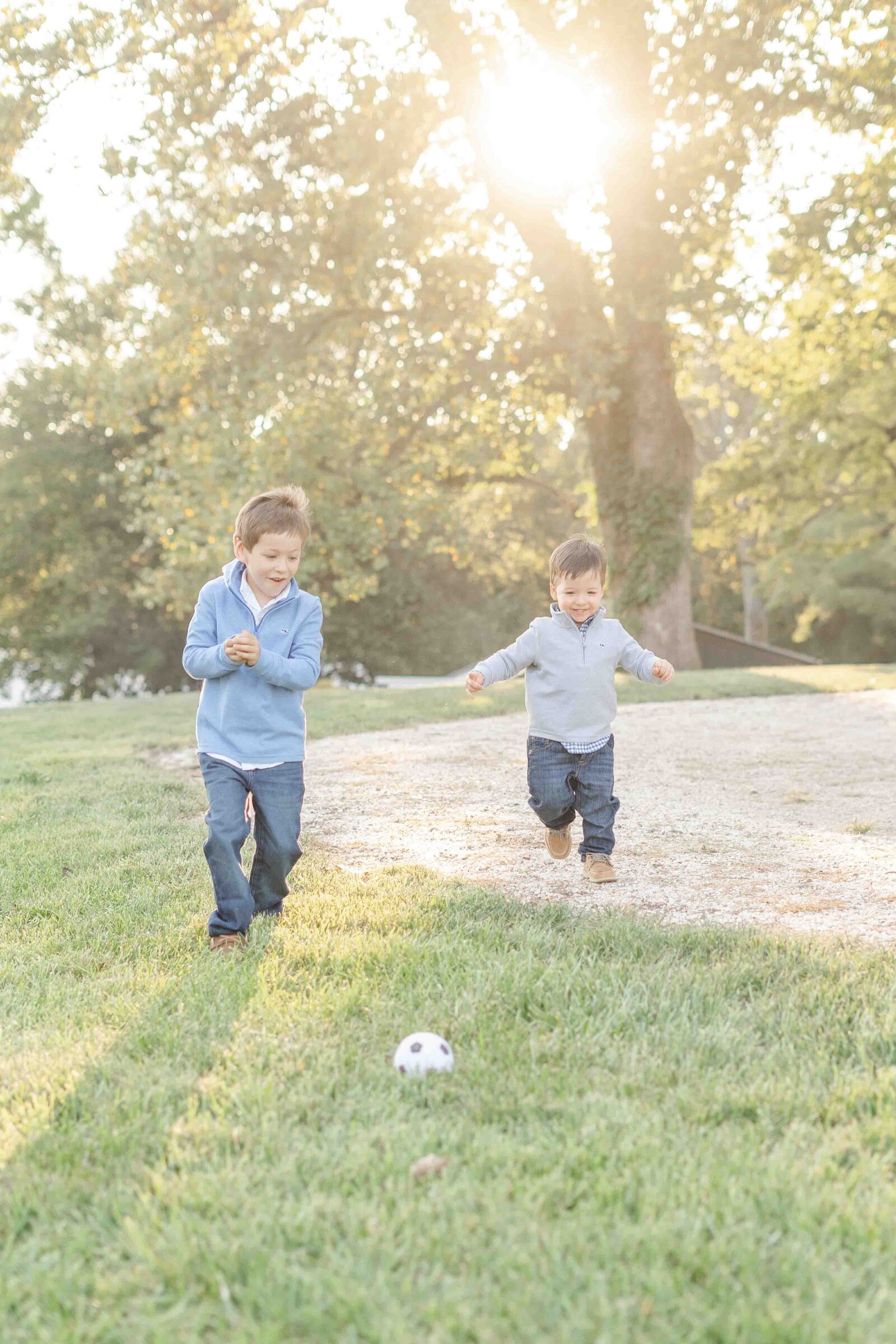 kids playing soccer in Manassas, VA
