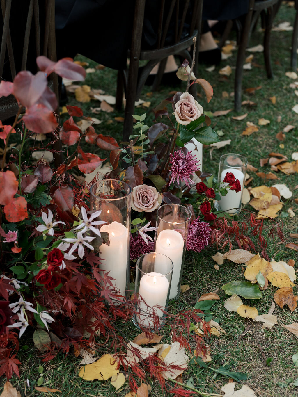 52Kate Campbell Floral Meridian House fall wedding by Greer Gattuso photo bridal ceremony