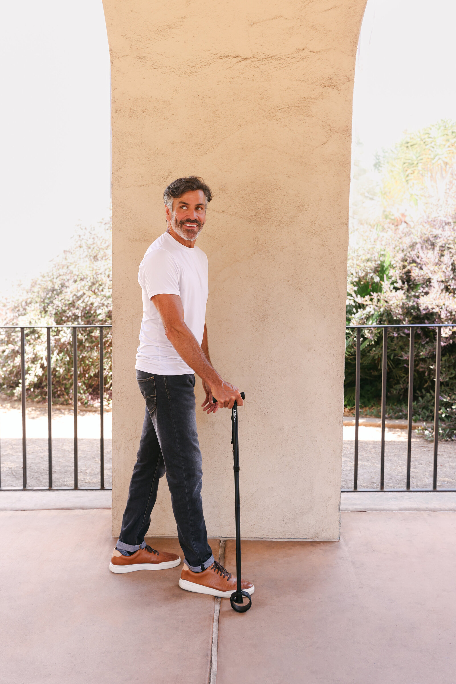 Chelsea Loren Lifestyle Medical Marketing Photography Healthcare Brand Walking Cane