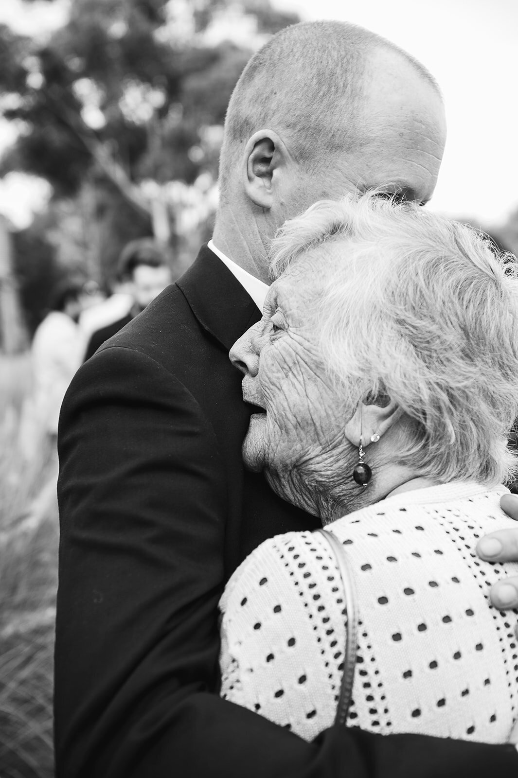 Groom_hugs_grandmother_Warrawong_Estate