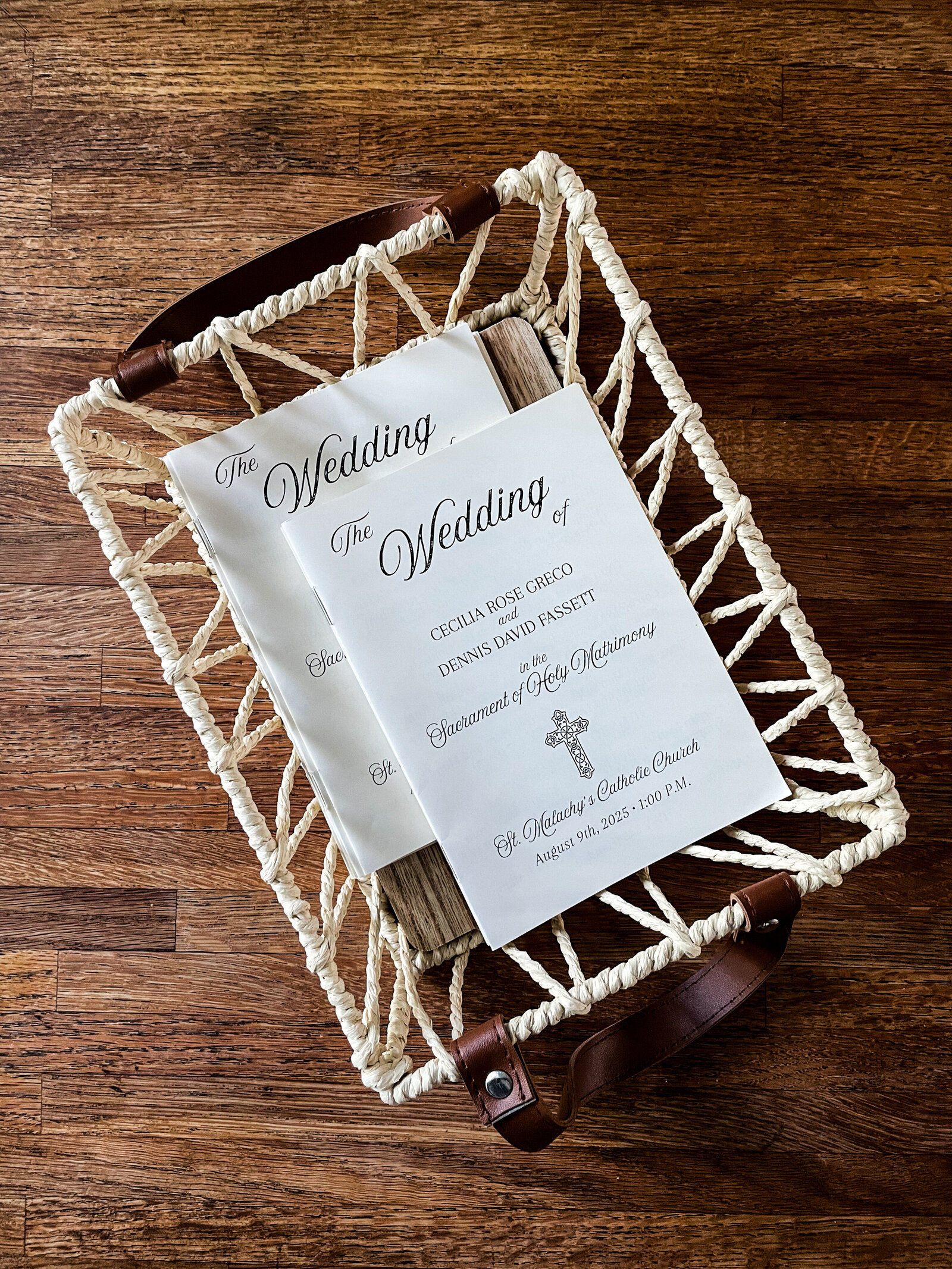 Wedding programs