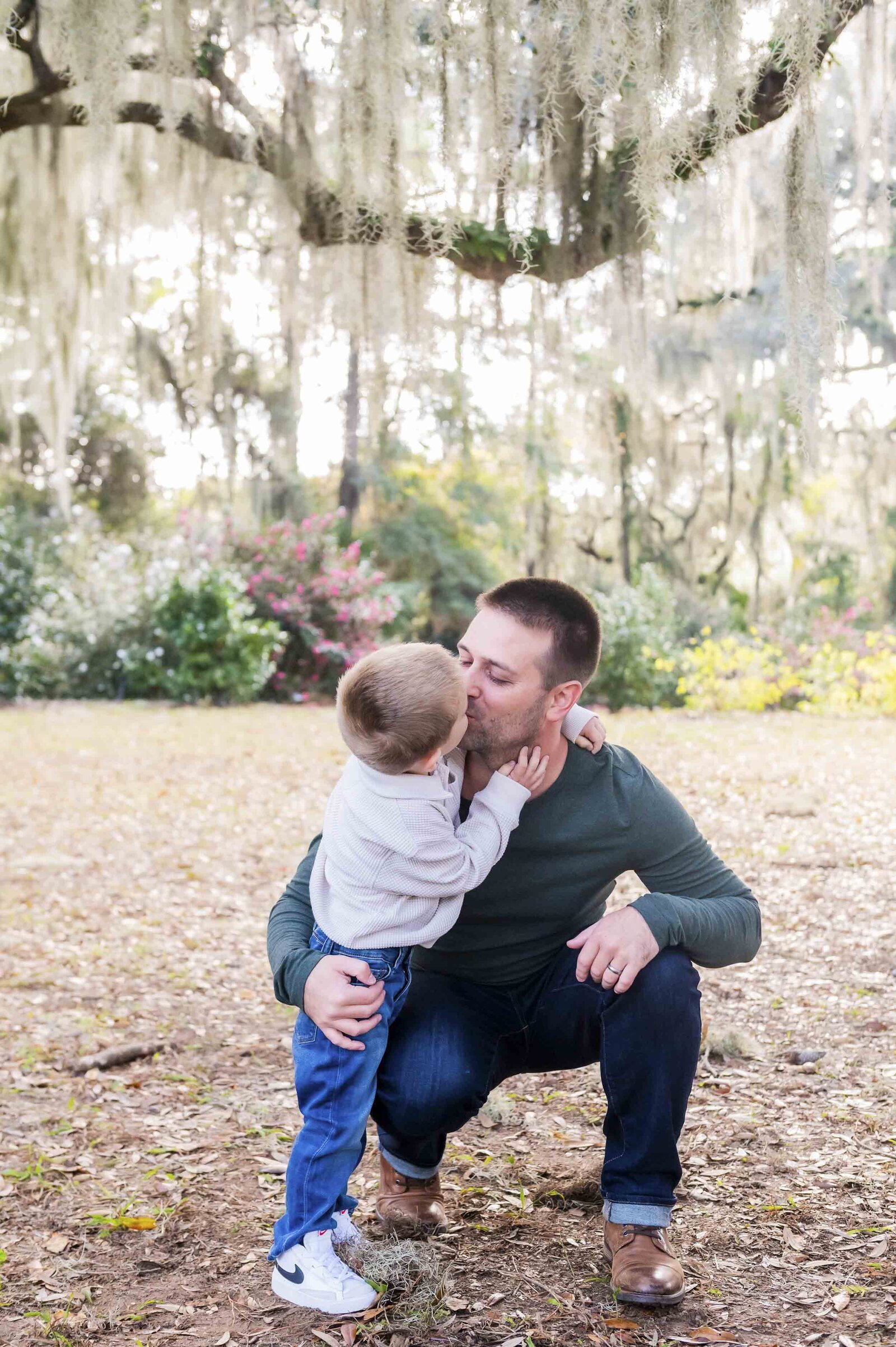 family at park in HHI SC
