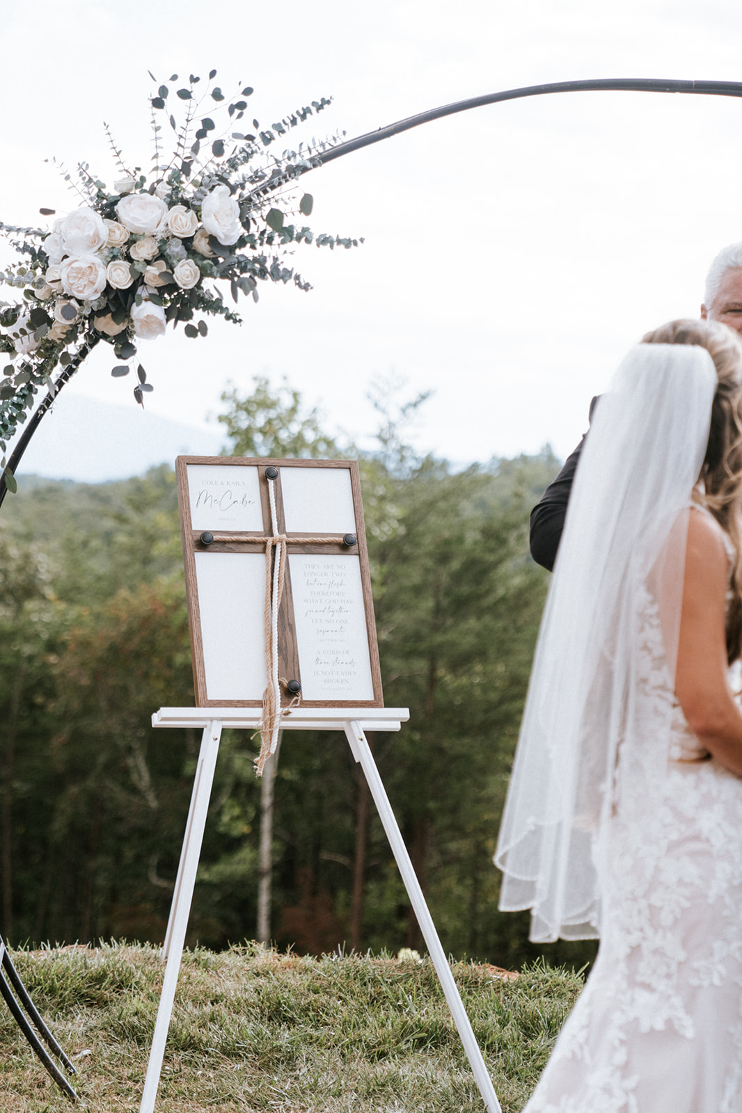 Feature of the cross at a Christian wedding | Megan Smith Photography