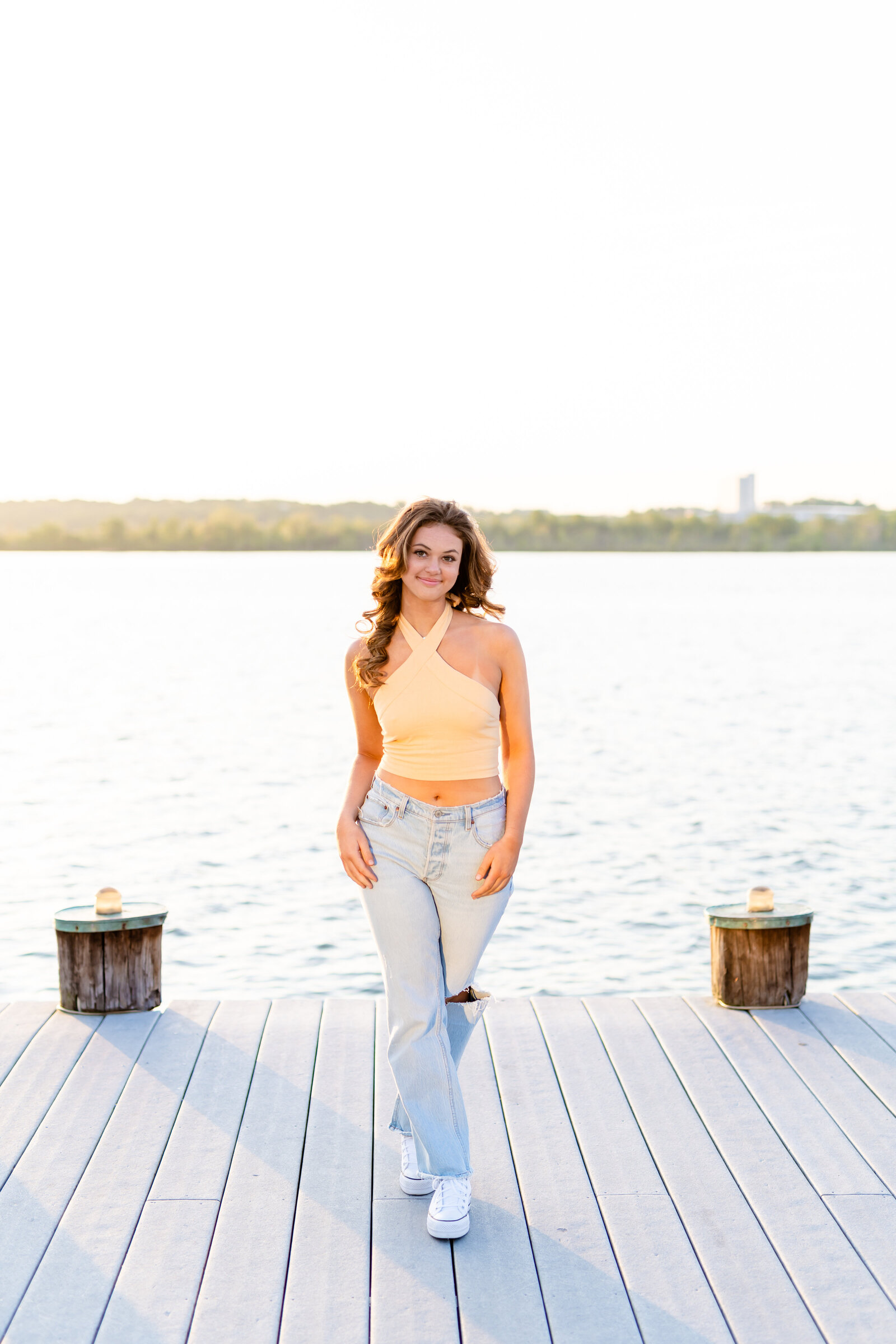 Spring Old Town Alexandria Waterfront Senior Session | Megan Hollada Photography | Northern Virginia Senior Photographer