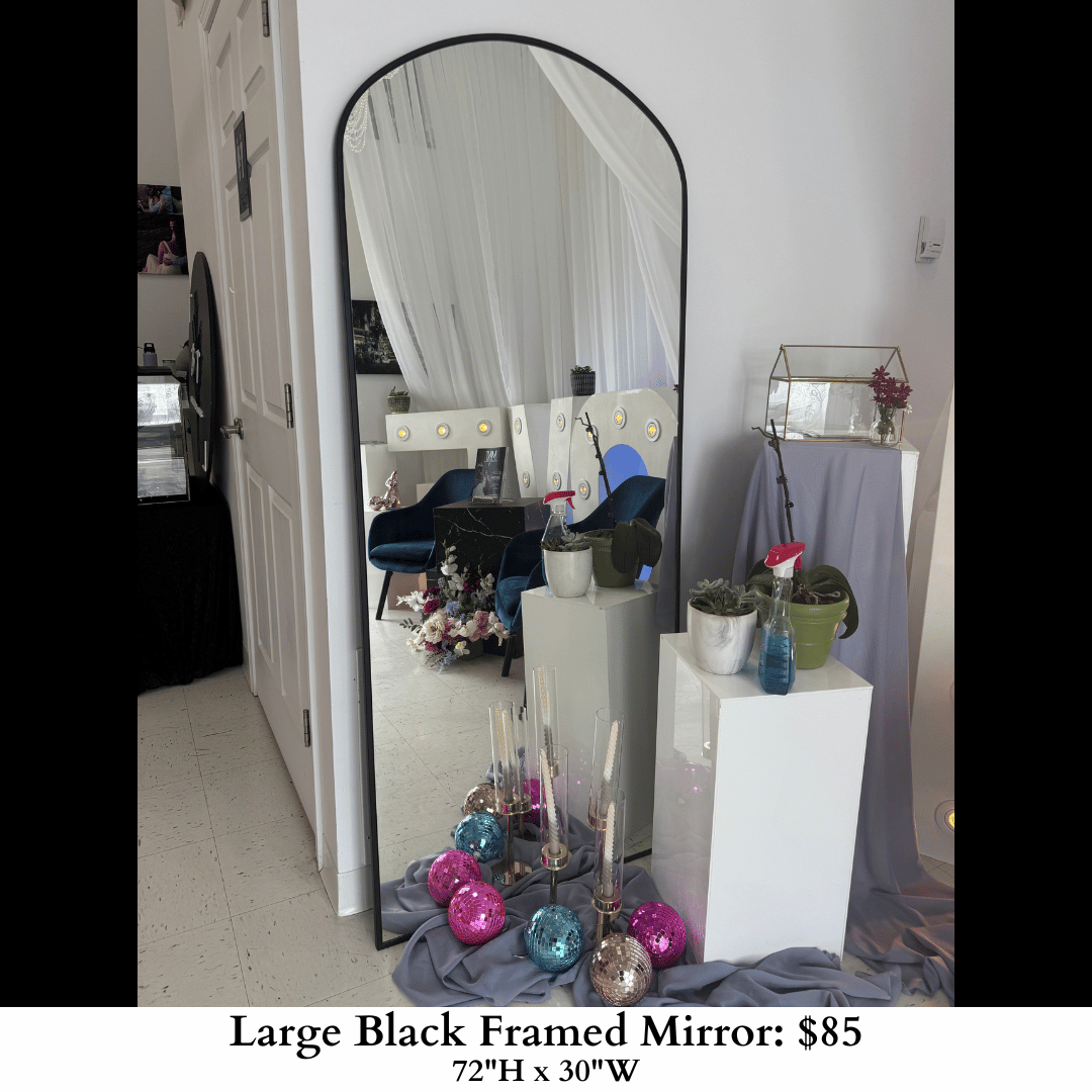 Large Black Framed Mirror-1159-online