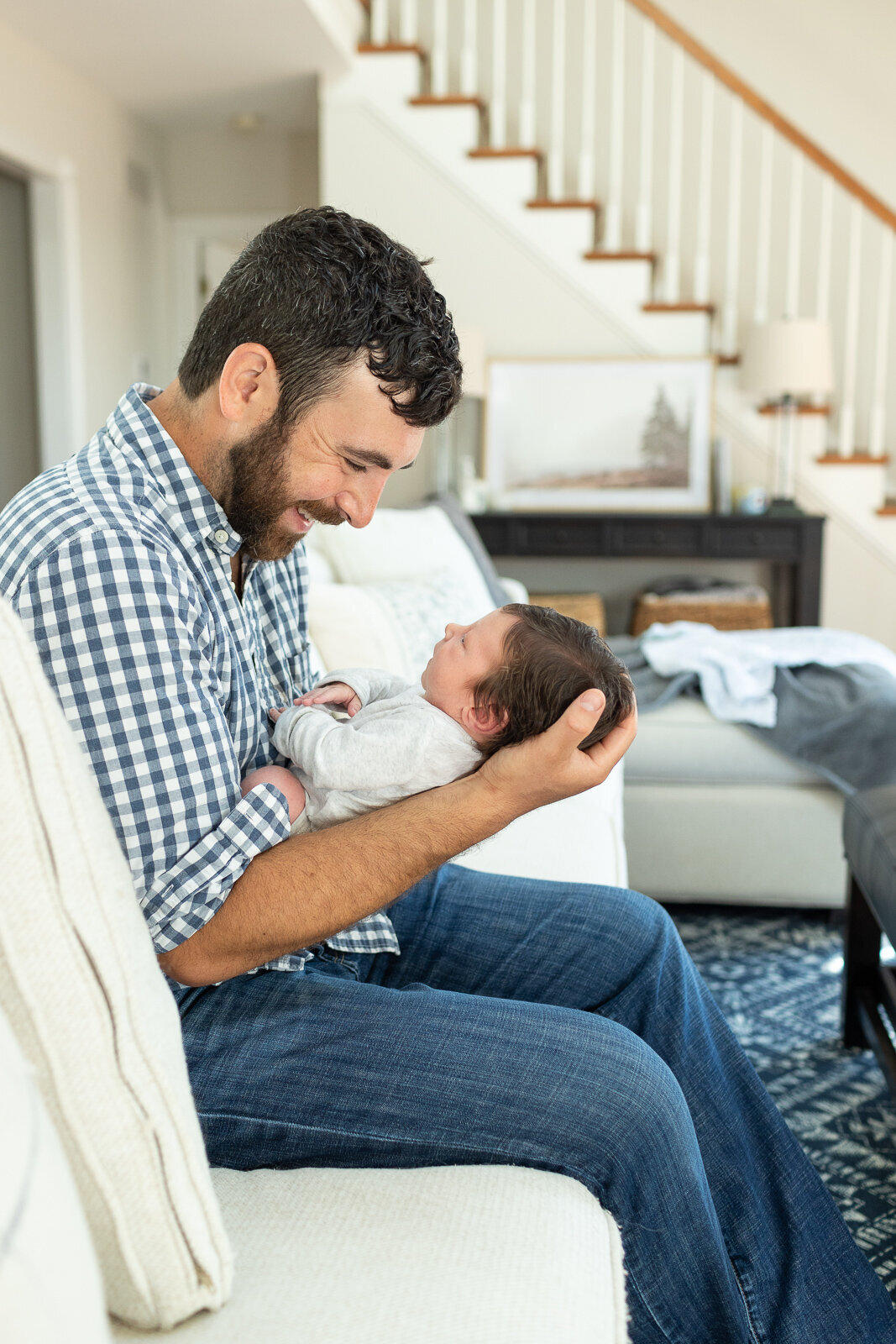 At-home_newborn_lifestyle_photography_session_Lexington_KY_photographer_baby_boy_plus_dogs-5