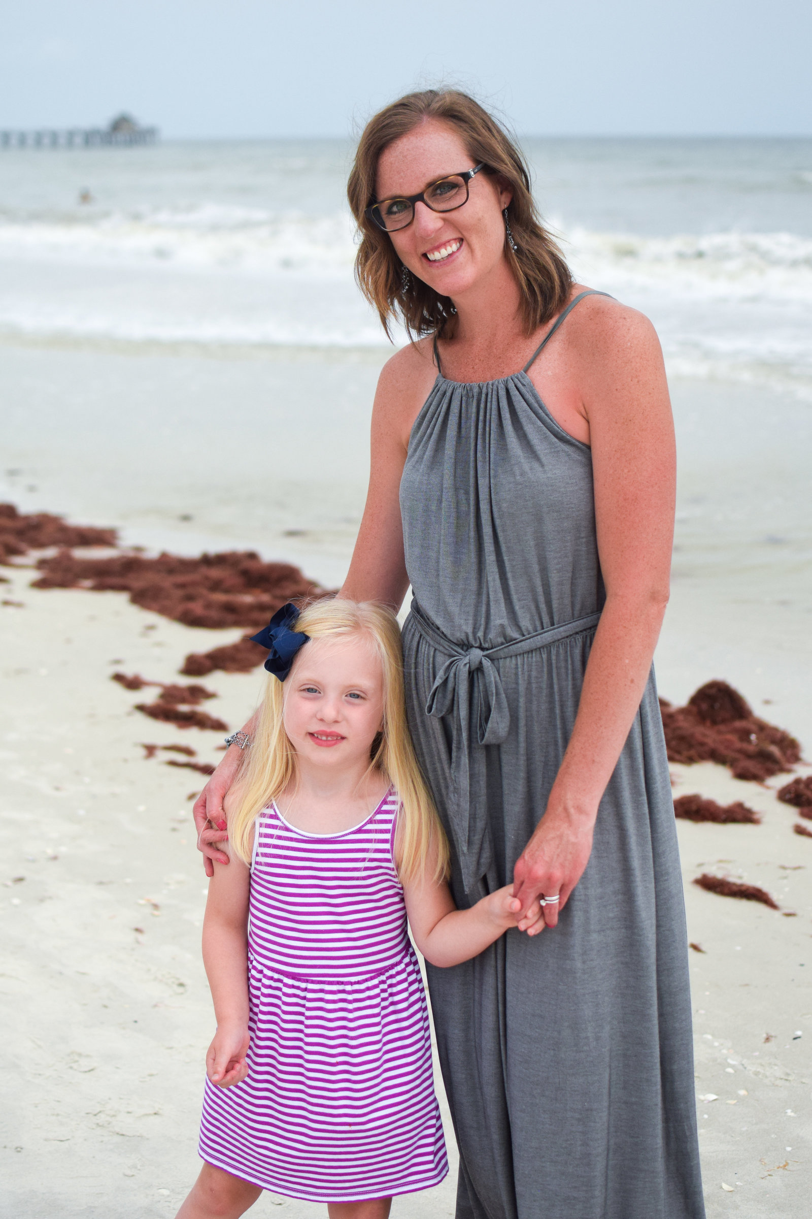 Mom & Daughter beach Naples Florida