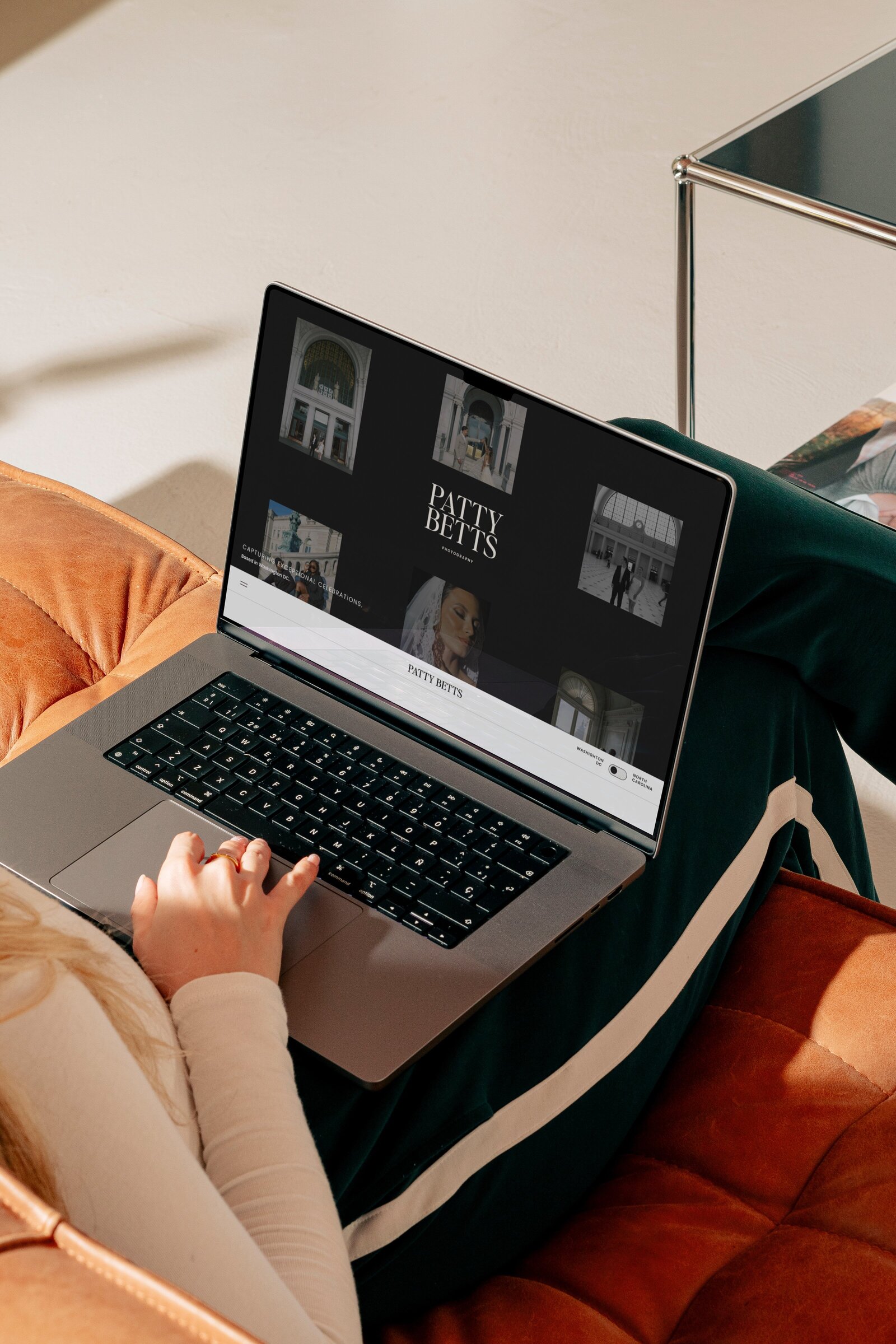 Wedding Photographer Website Design 1