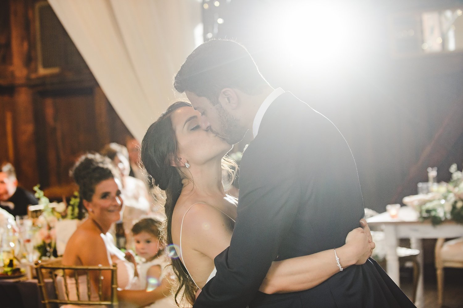 Rustic & Glamorous chandelier wedding at The Webb Barn in Wethersfield, CT