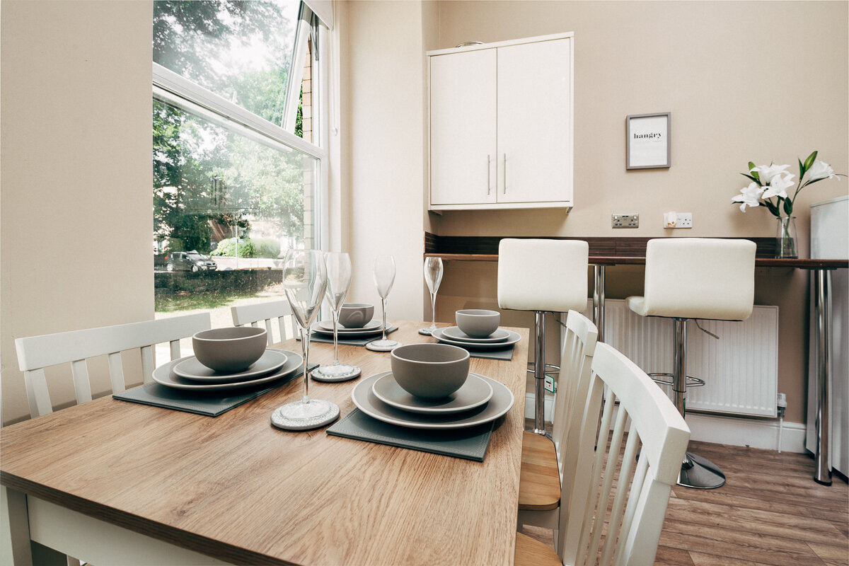 real estate property photography liverpool kitchen table