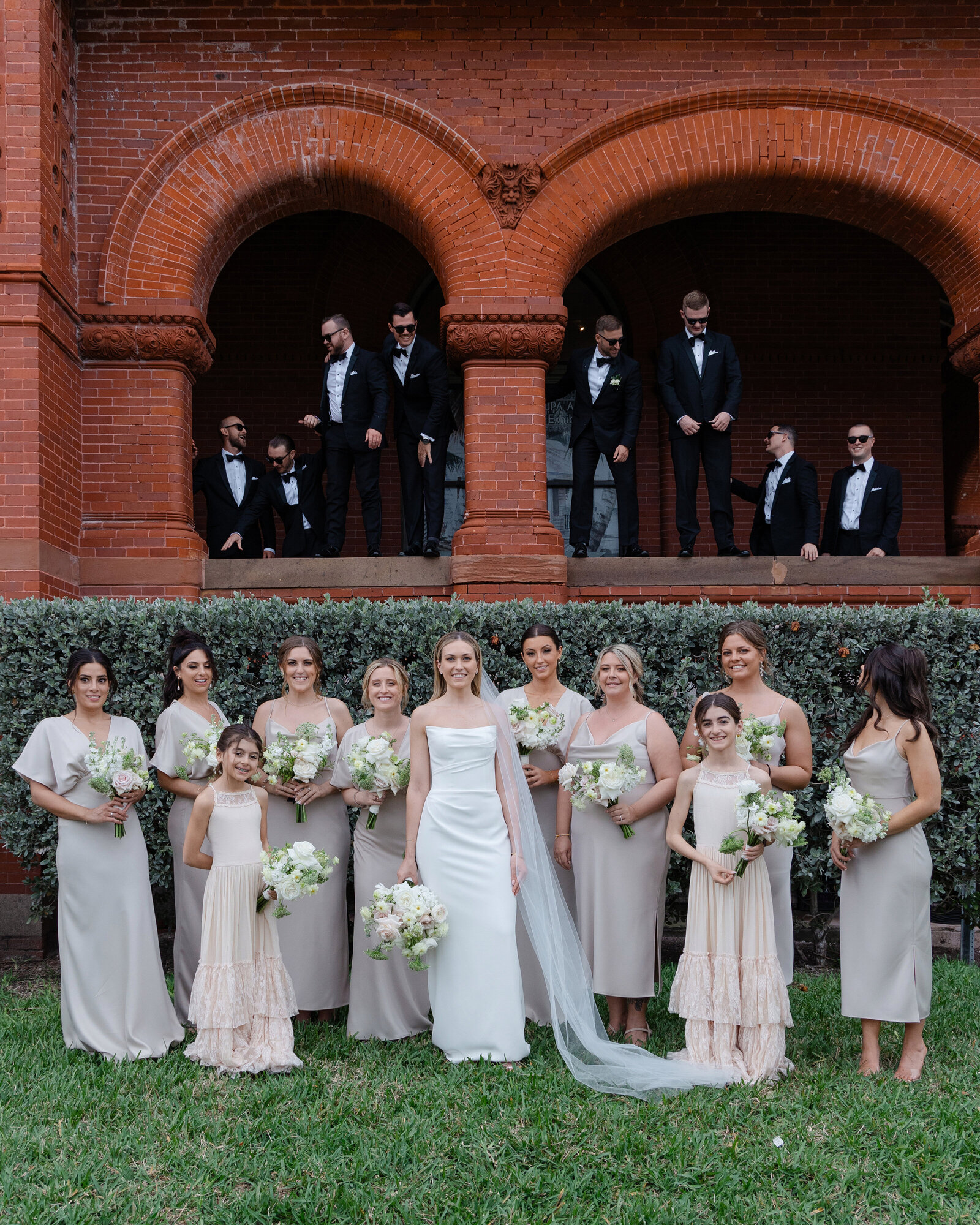 key west wedding planner, bridal party, bridesmaids, groomsmen, key west bride and groom, destination wedding, bridal party photos, key west wedding photography