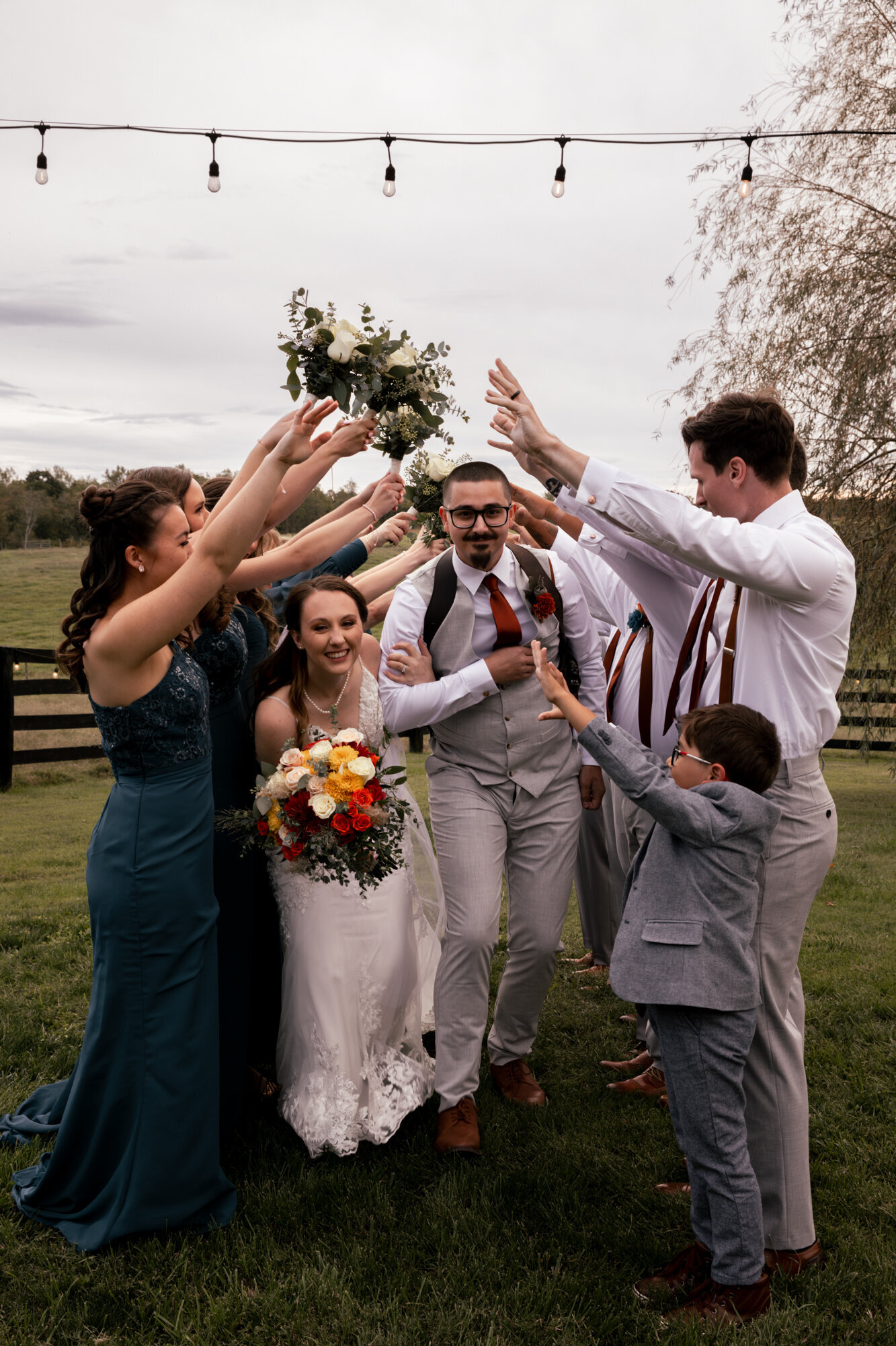 wedding party photo